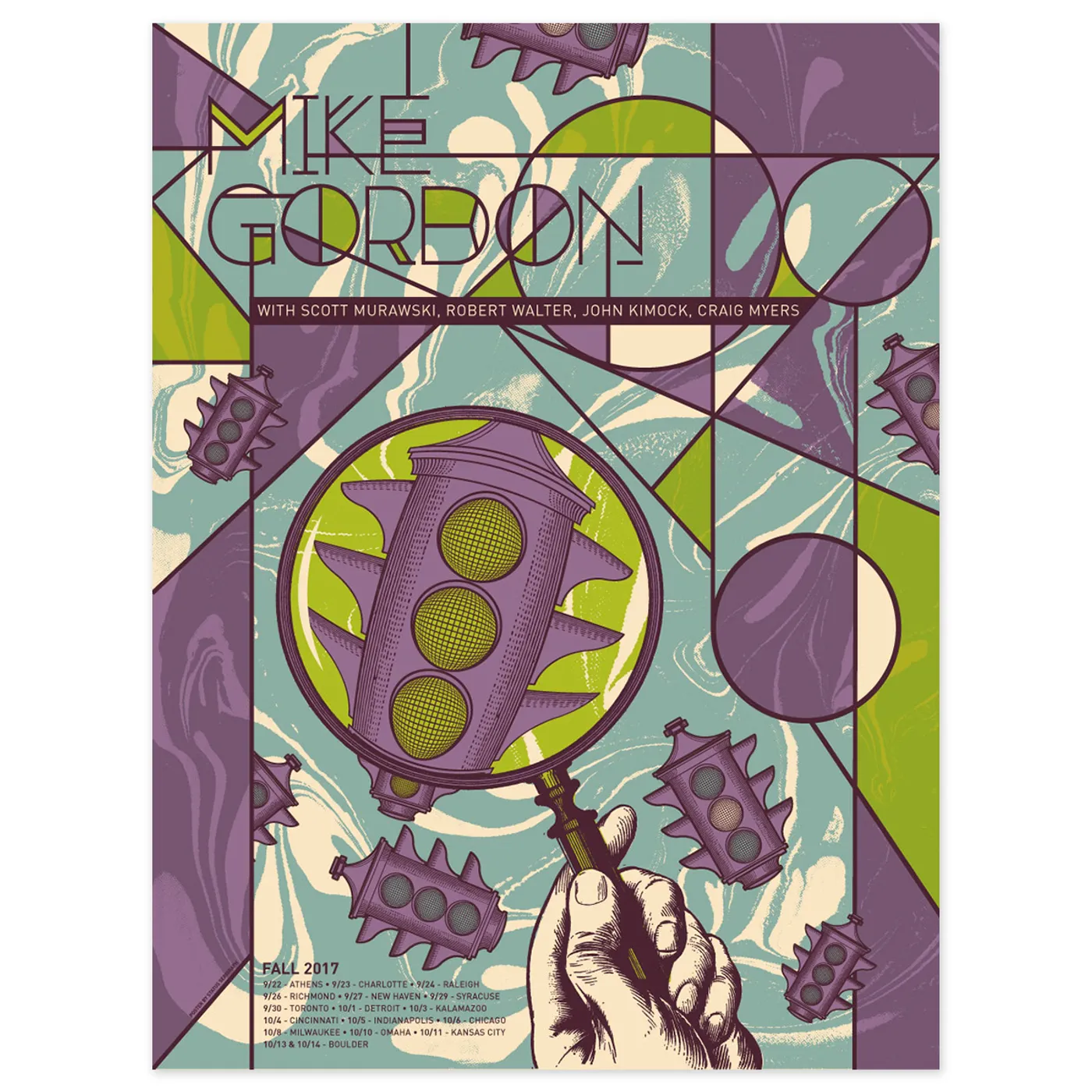 Mike Gordon Fall 2017 Tour Poster