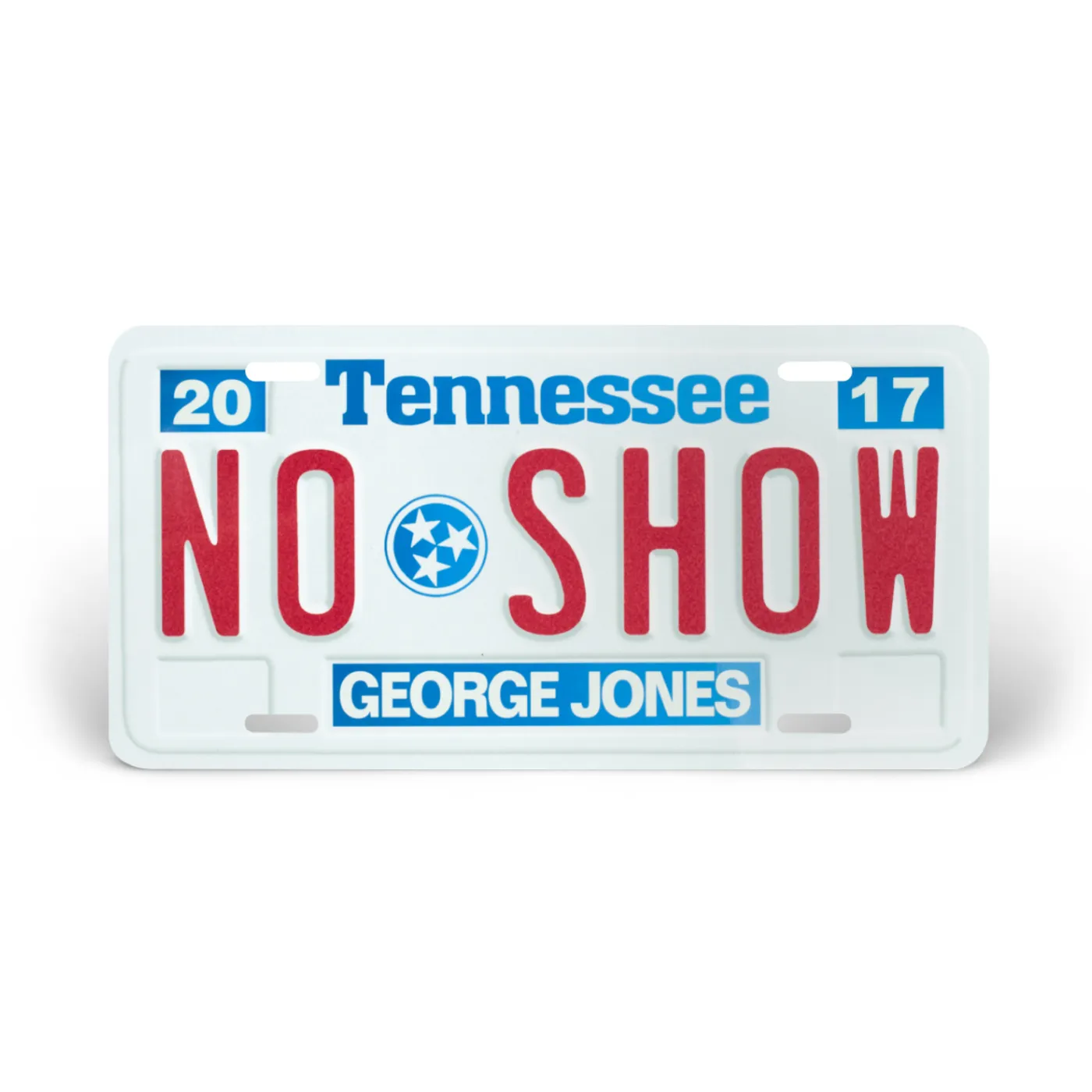 George Jones License Plate – No Show