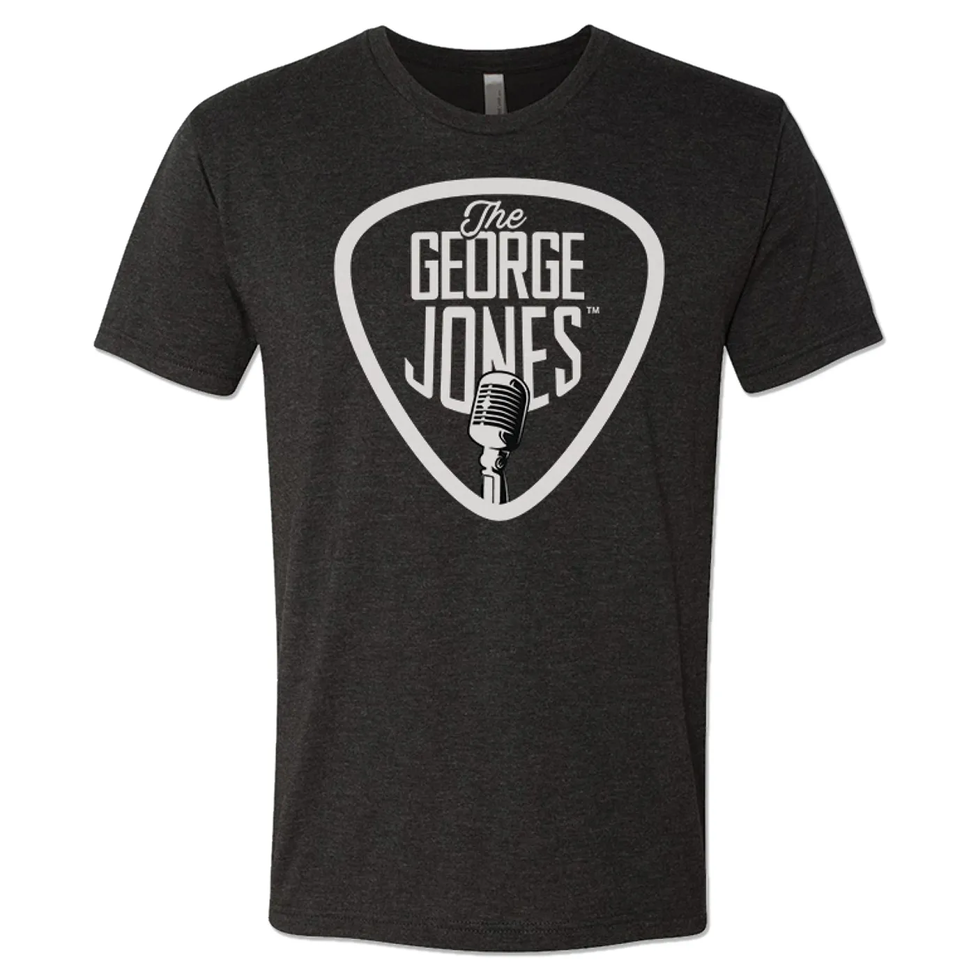 George Jones Pick and Logo T-Shirt – Black