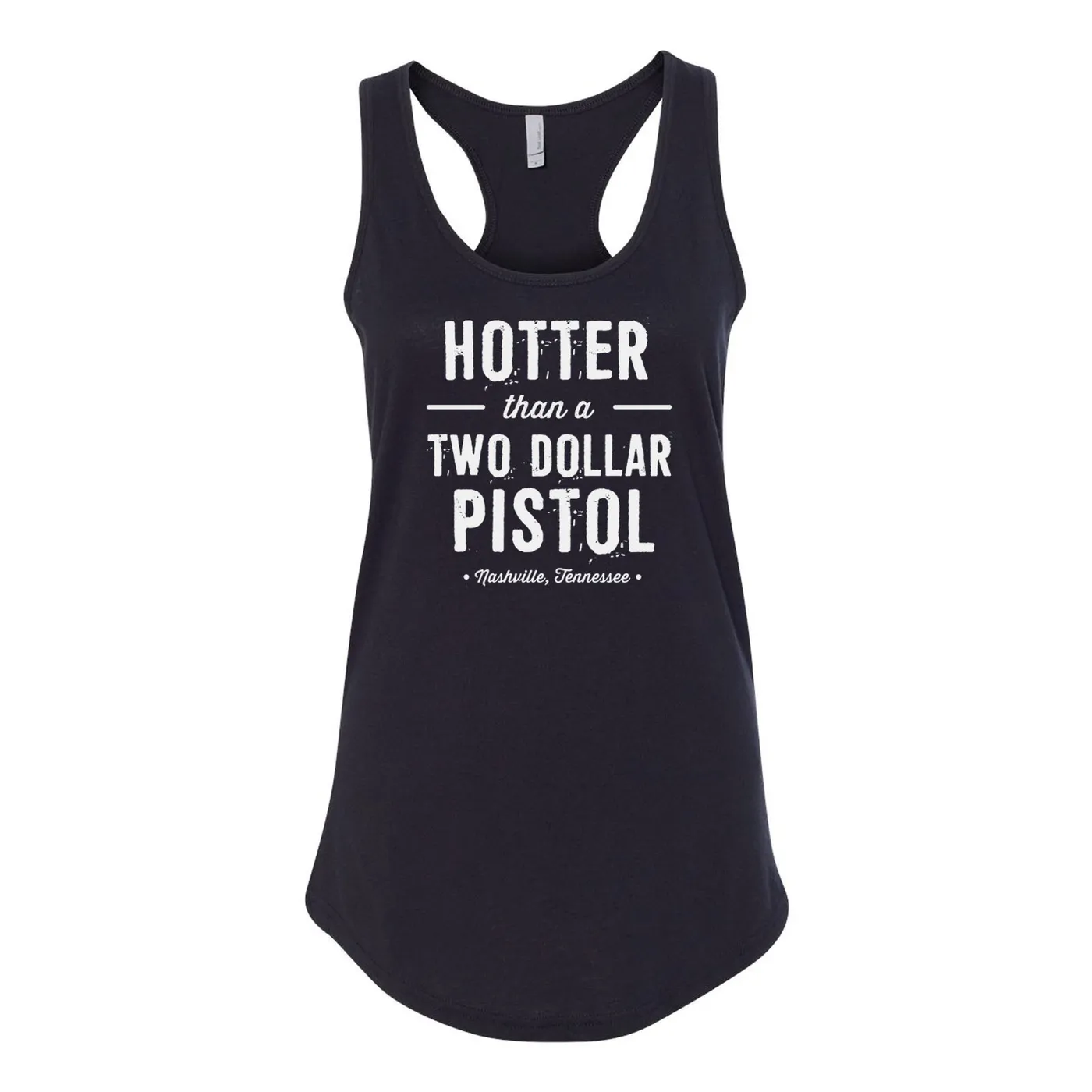 George Jones $2 Pistol Ladies' Tank - Black