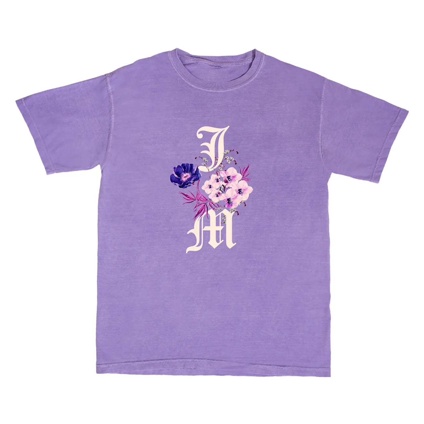 Jake Miller PURPLE FLOWER T-SHIRT