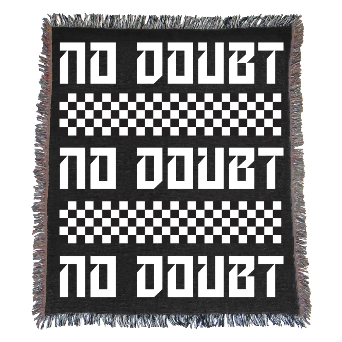 No Doubt Checkered Blanket 50" x 60"