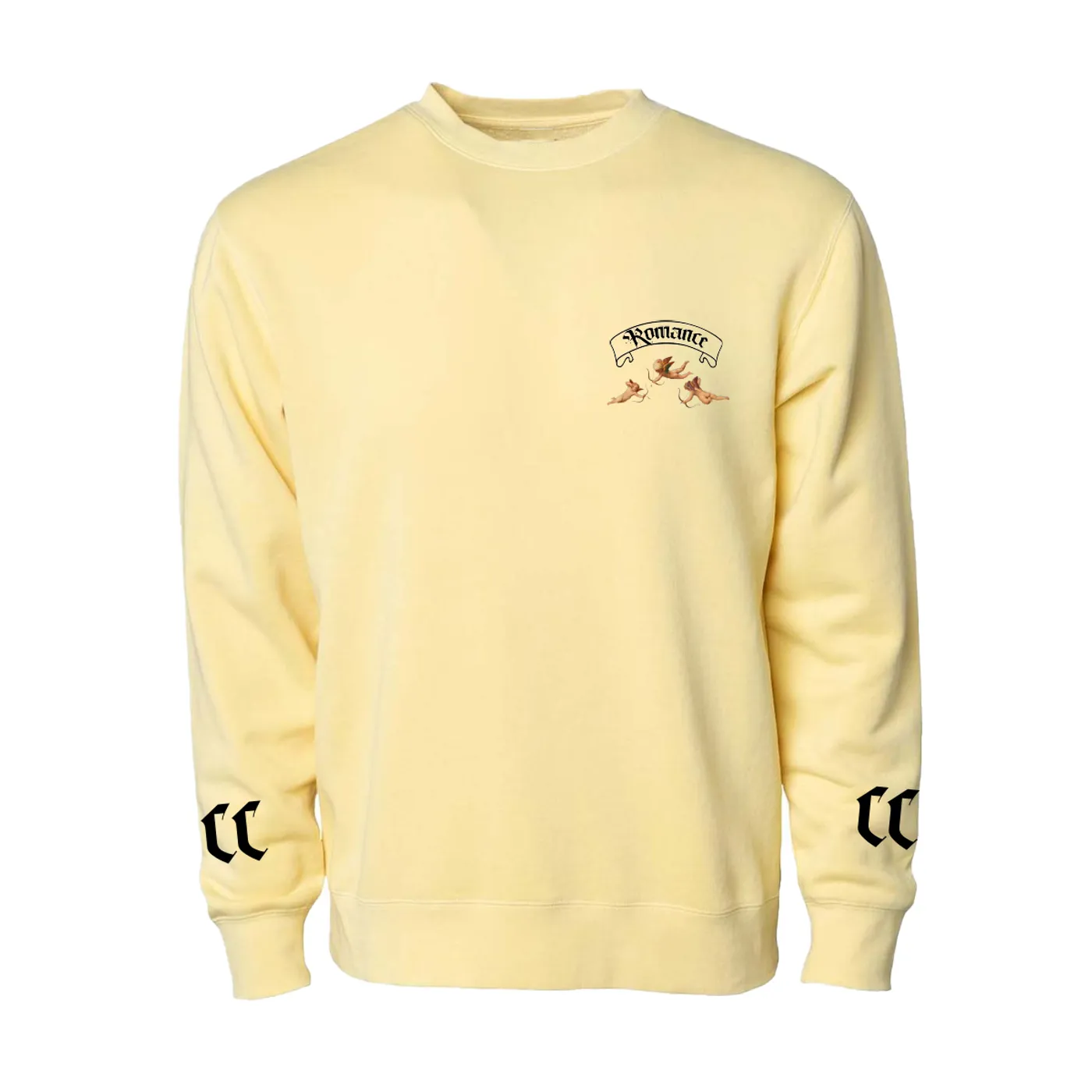 Camila Cabello Romance Yellow Crewneck Fleece