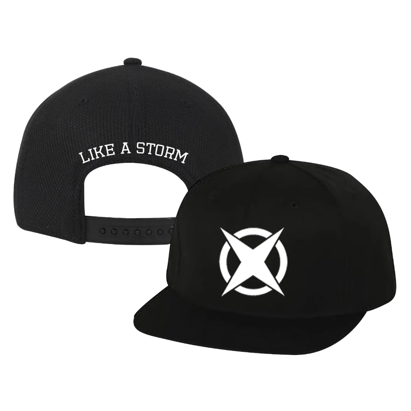 Like A Storm - Black Star Snapback Hat