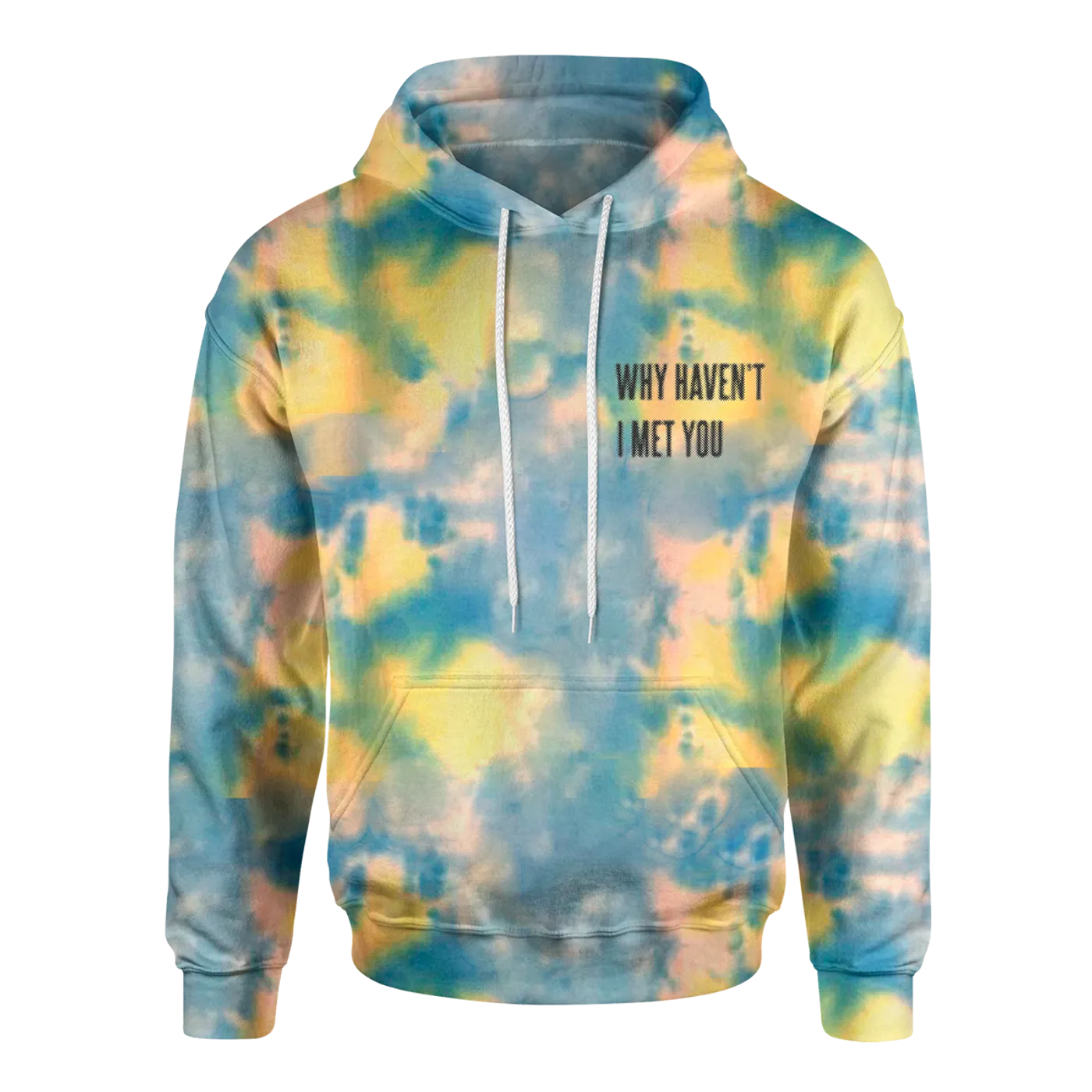 Cameron Dallas WHIMY Blue Tie Dyed Sunflower Hoodie