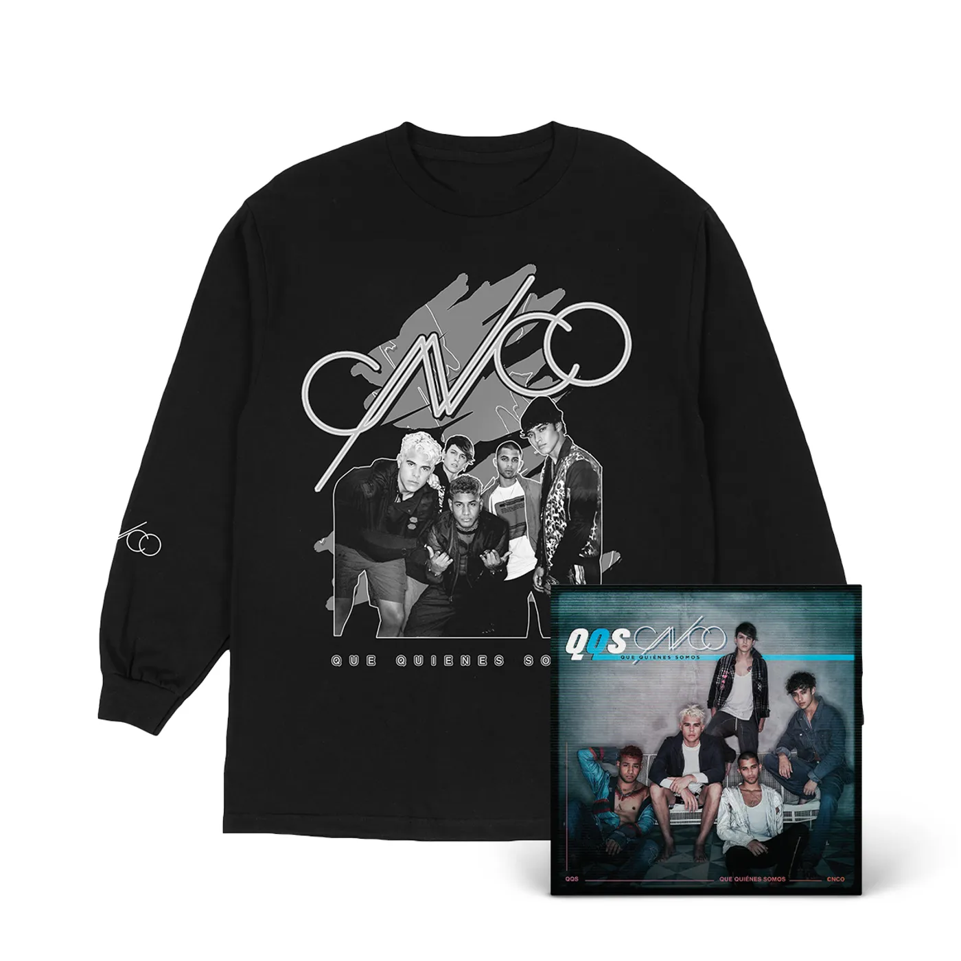 CNCO B&W Album Long Sleeve Tee + DD