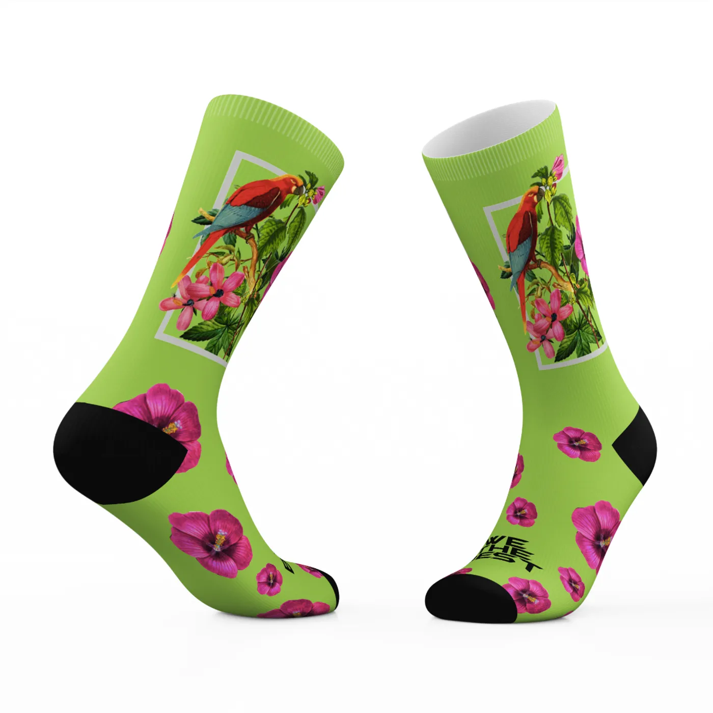DJ Khaled Green Parrot Tribe Socks