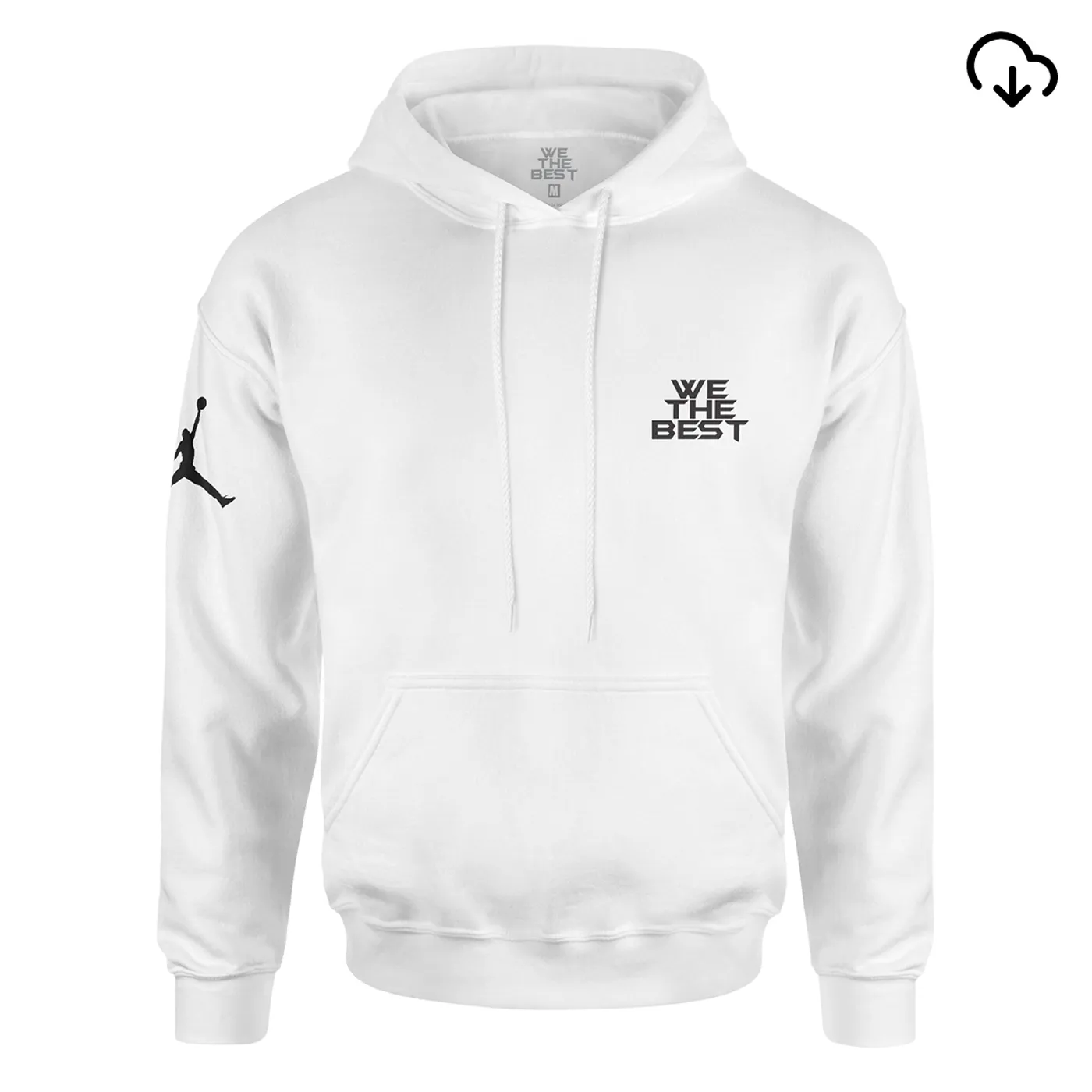 DJ Khaled x Jordan Suede Sneakers Hoodie - White