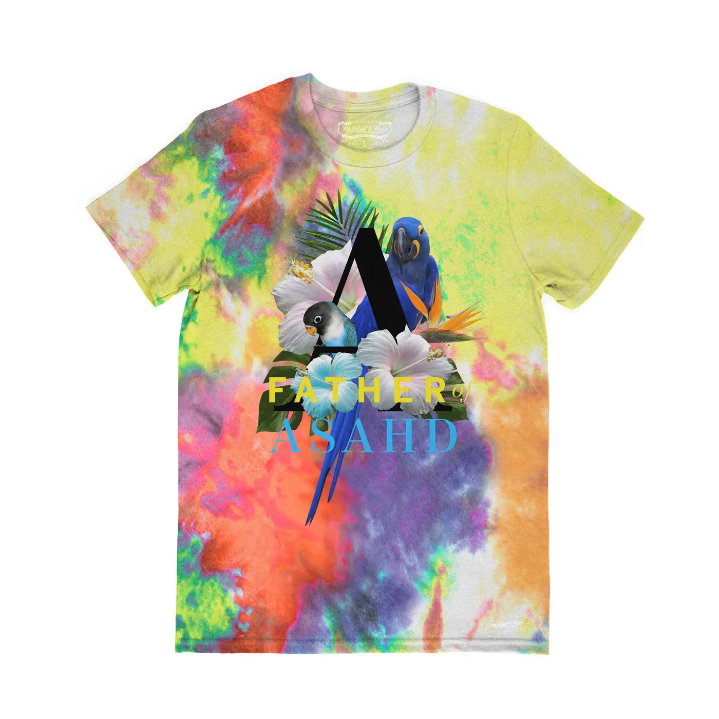 DJ Khaled Father of Asahd x Mitchell & Ness Tie-Dye T-Shirt