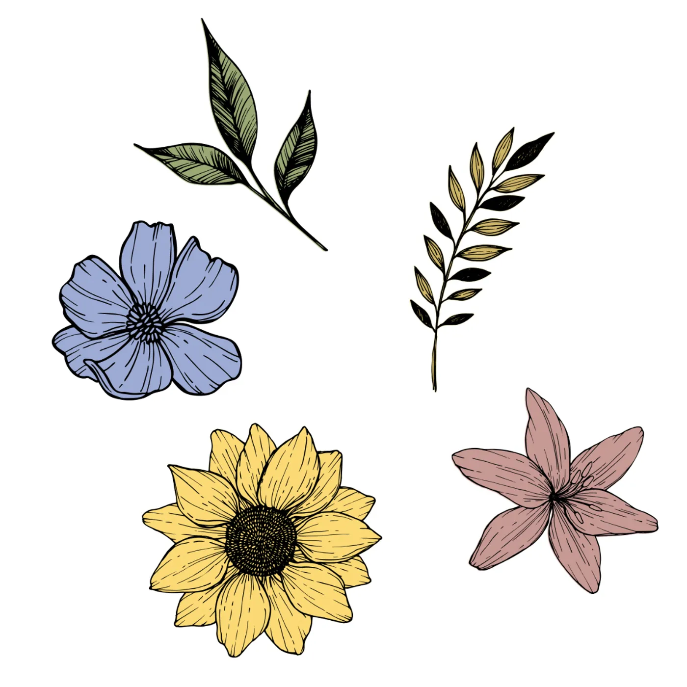 Grace Vanderwaal Floral Adhesive Patch Pack