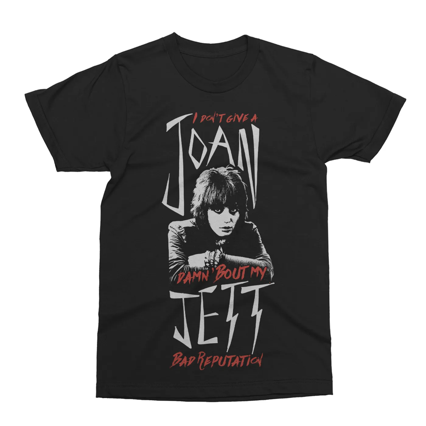 Joan Jett & The Blackhearts Bad Reputation Black T-shirt