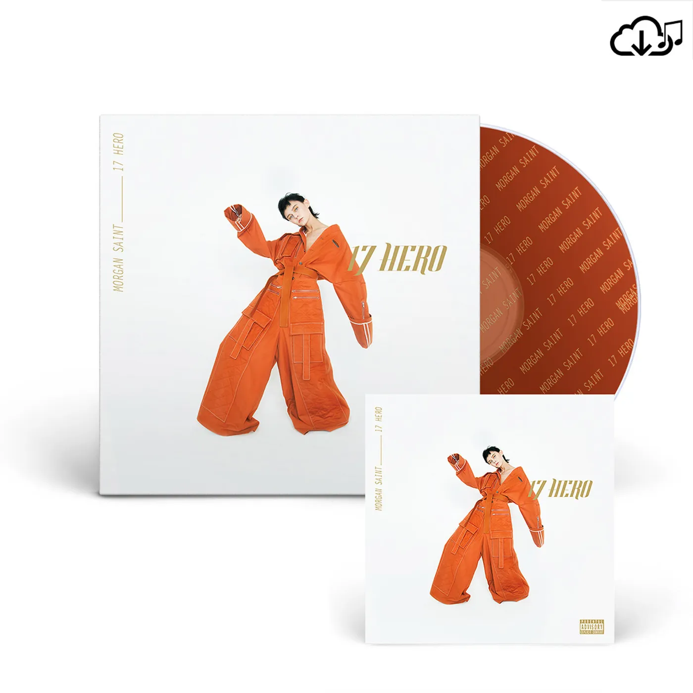 Morgan Saint 17 Hero CD EP + Digital Album