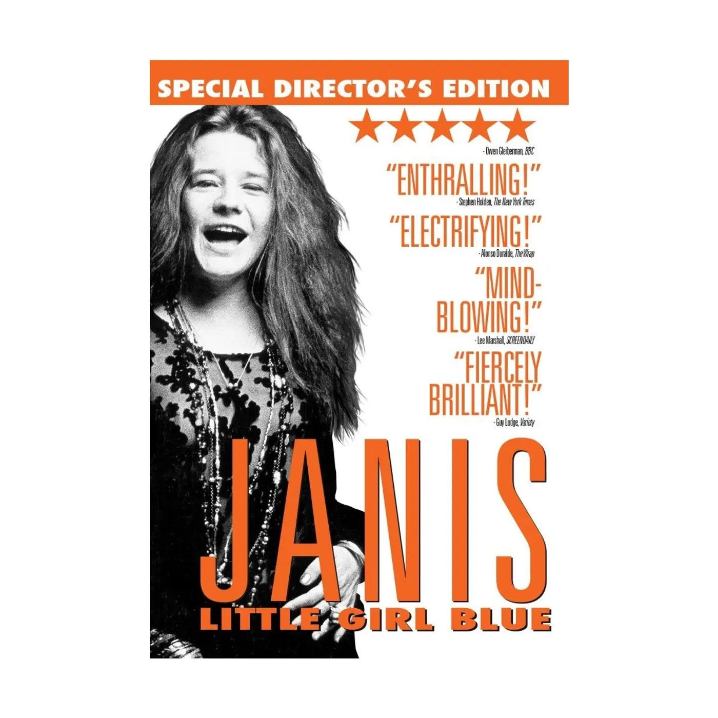 Janis Joplin Janis: Little Girl Blue - Special Director's Edition DVD