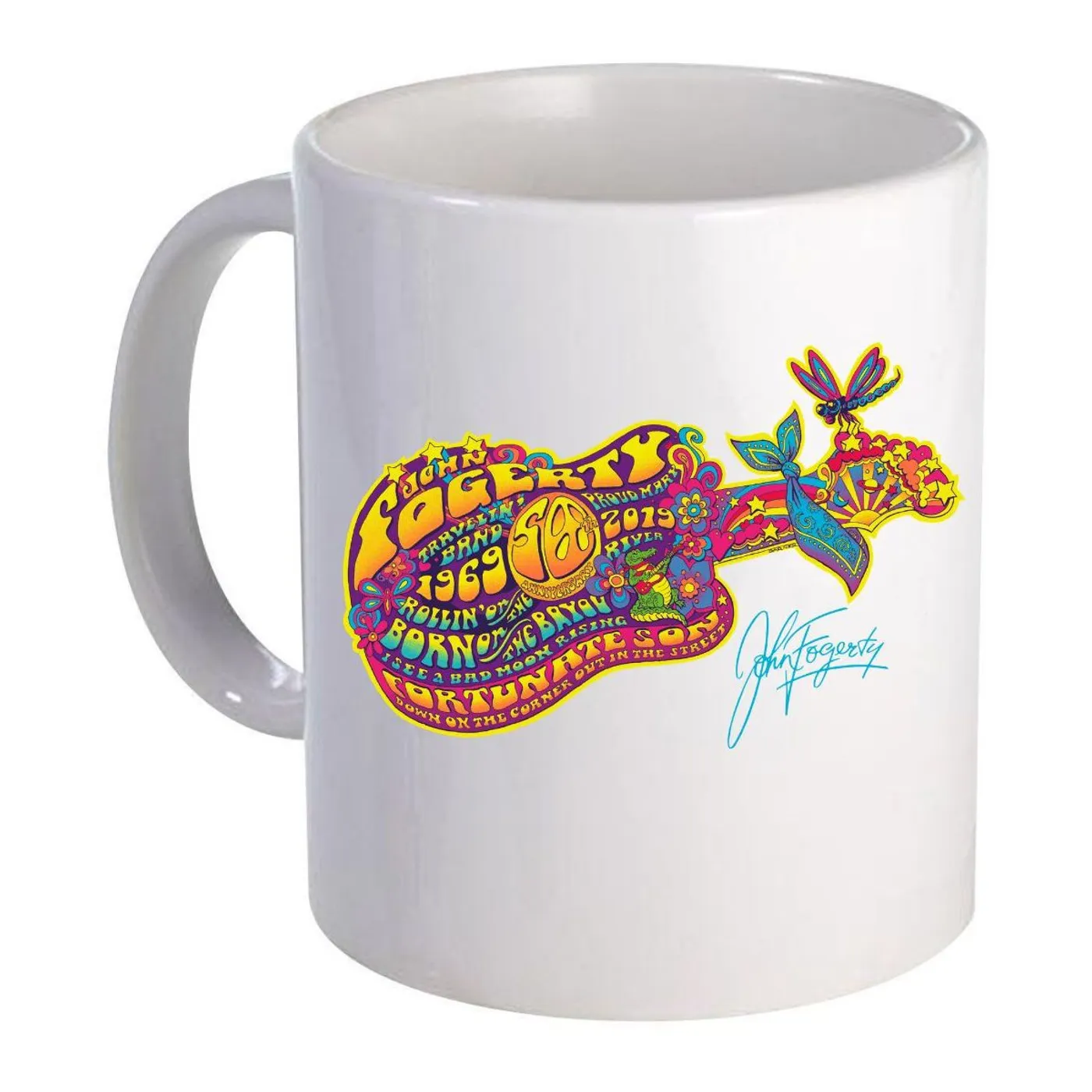John Fogerty 50th Anniversary Guitar Mug