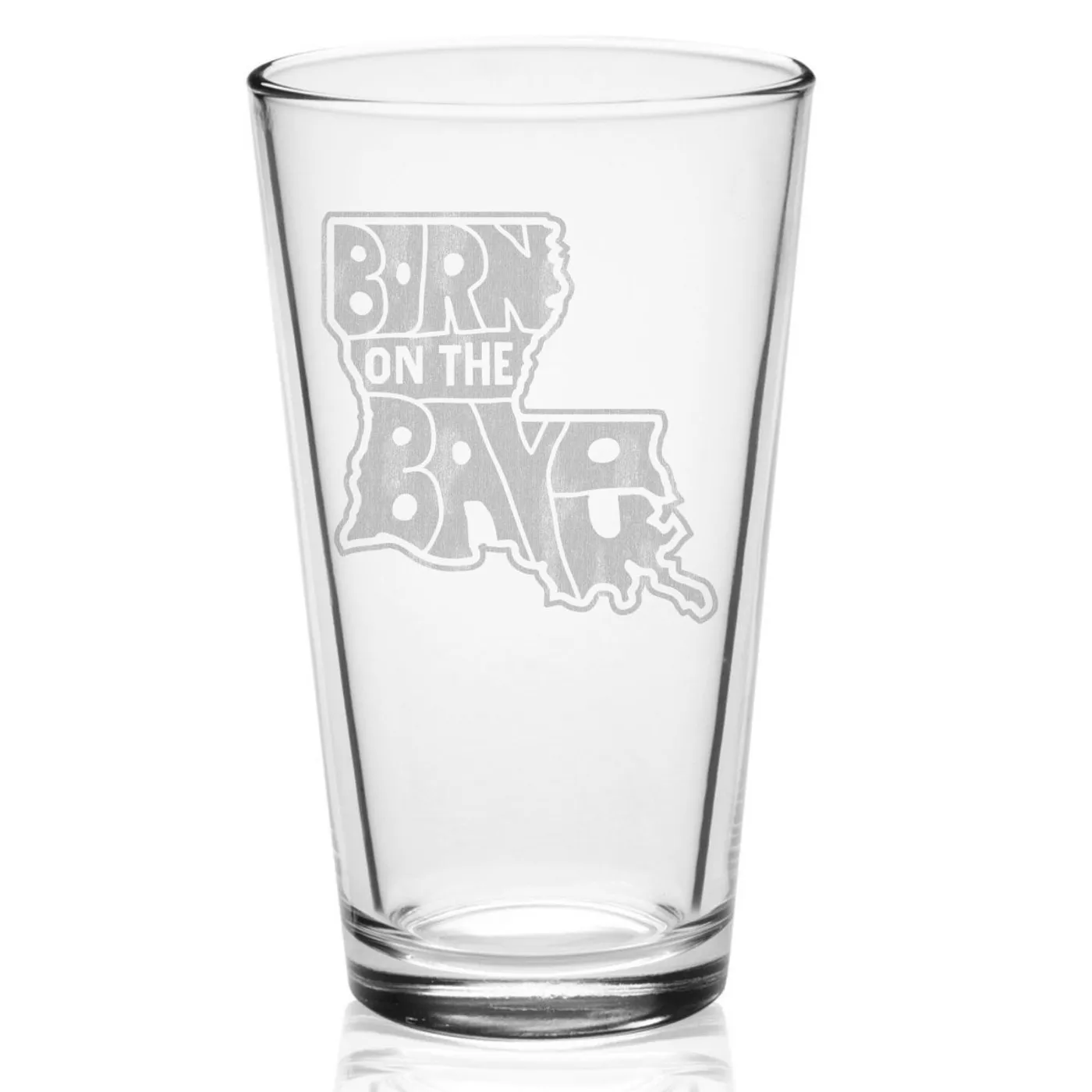 John Fogerty Born On The Bayou Laser-Etched Pint Glass