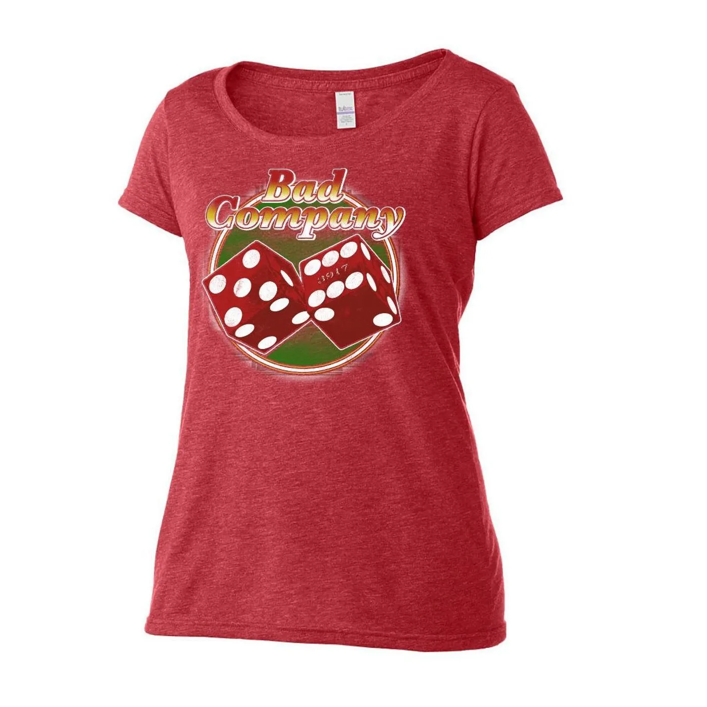 Bad Company Tumbling Dice Scoop Neck Tee