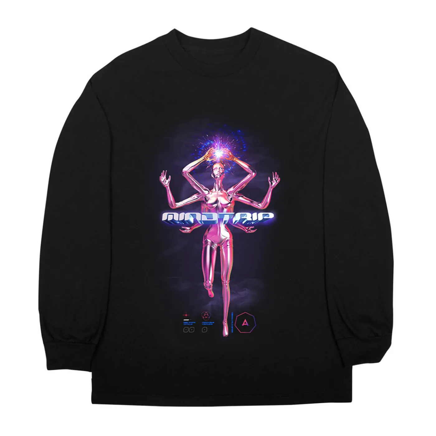 Tiësto Mind Trip LS T-Shirt - Black