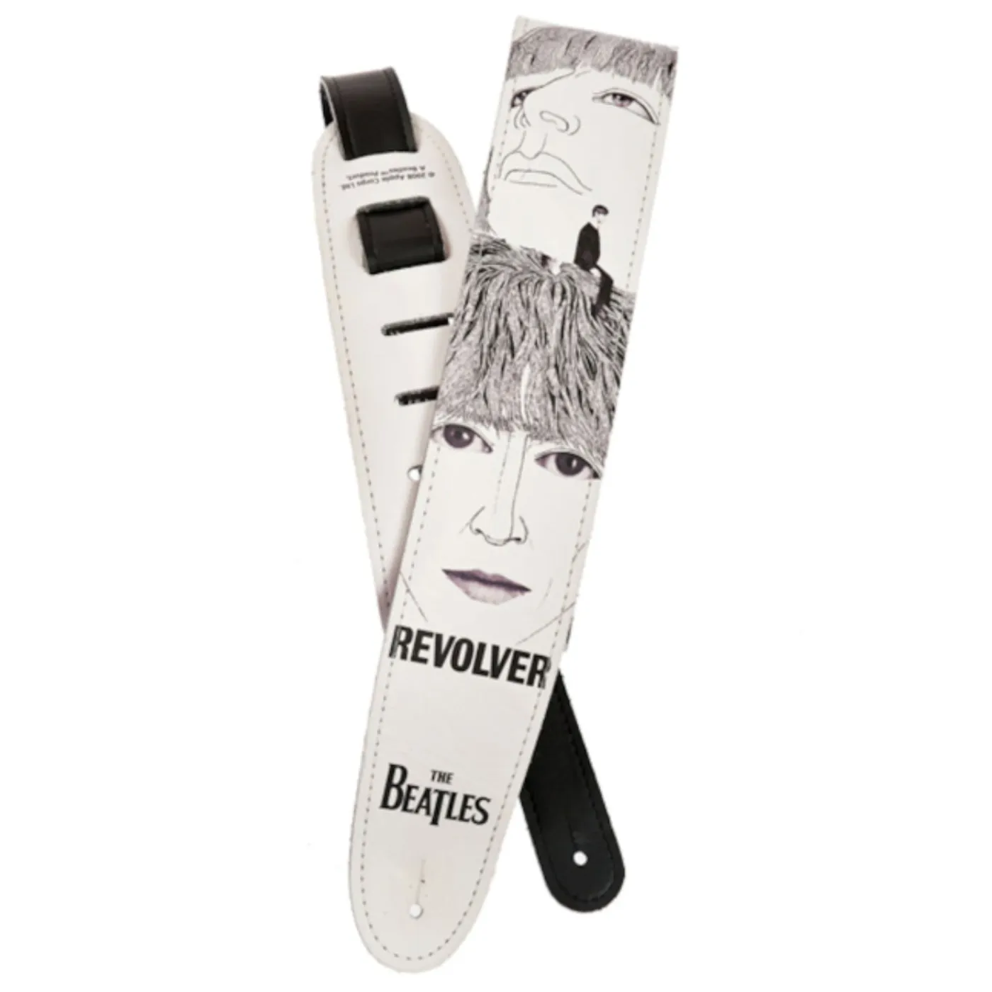 The Beatles Revolver 2.5" Vegan Leather Vinyl D'Addario Guitar Strap