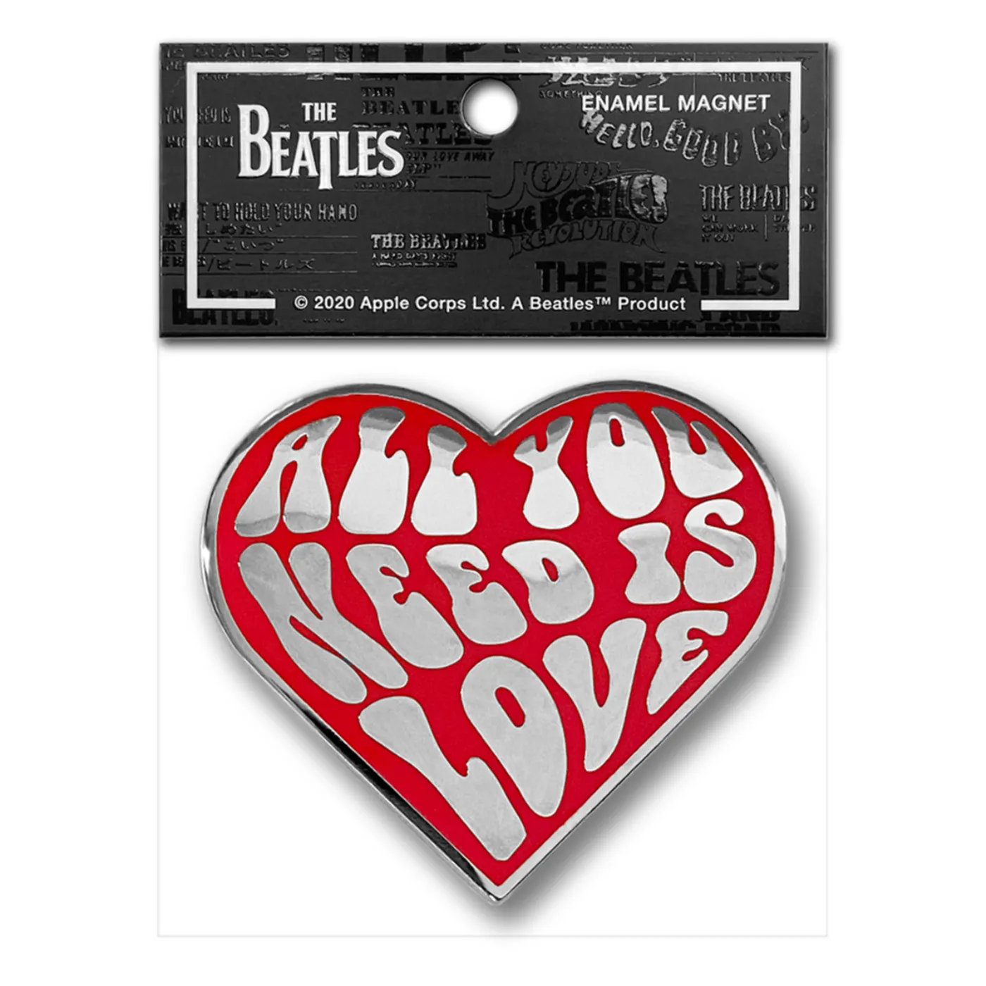 The Beatles All You Need Is Love Enamel Magnet