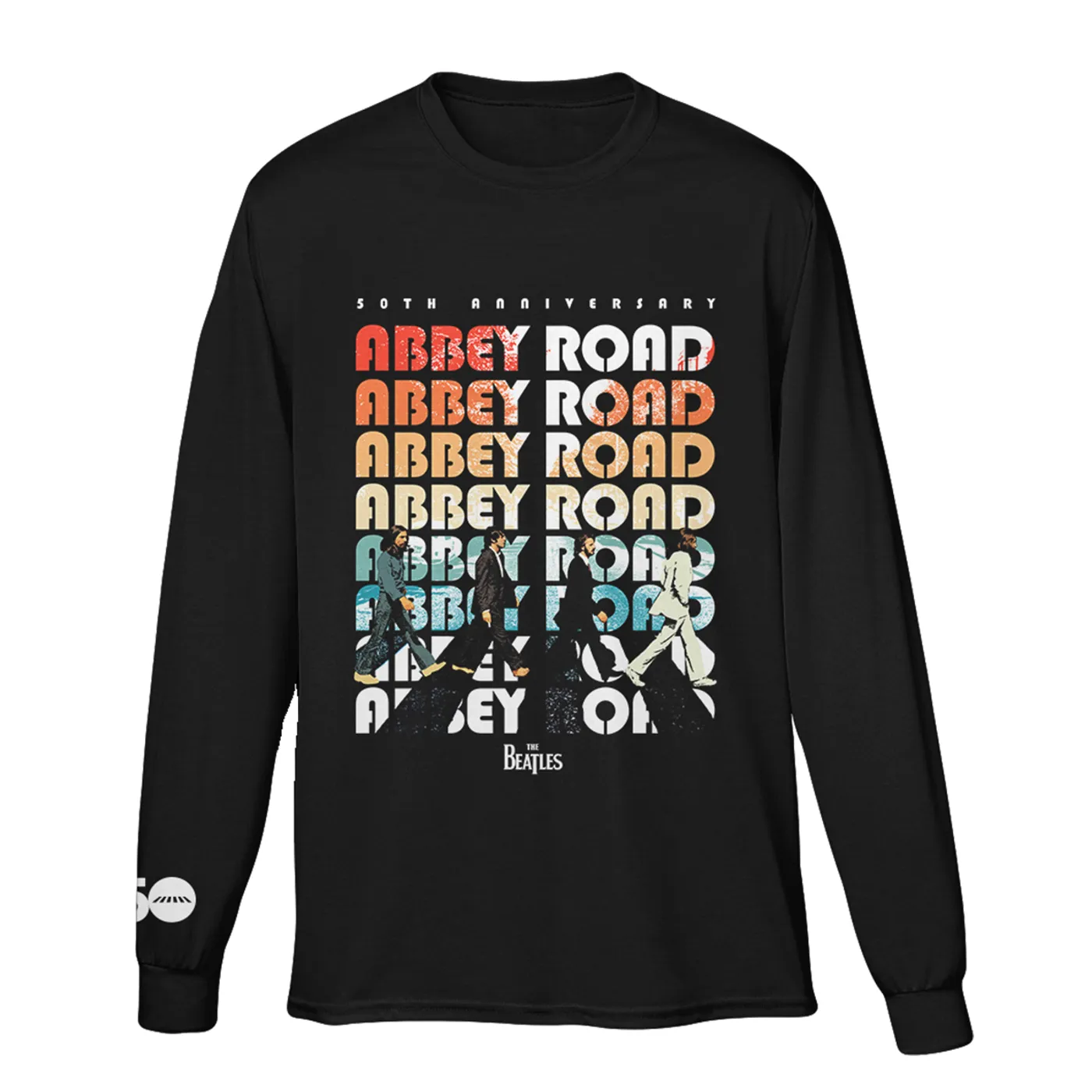 The Beatles Abbey Road 50th Anniversary Long Sleeve Tee