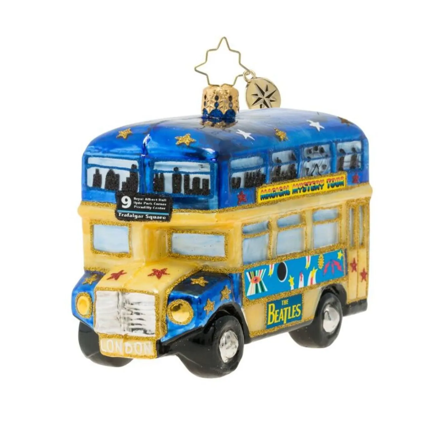 The Beatles Psychedelic Magical Mystery Bus! Ornament