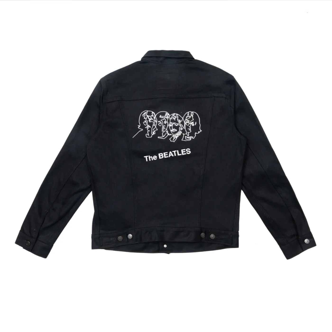 The Beatles (White Album) Black Levi's Denim Jacket