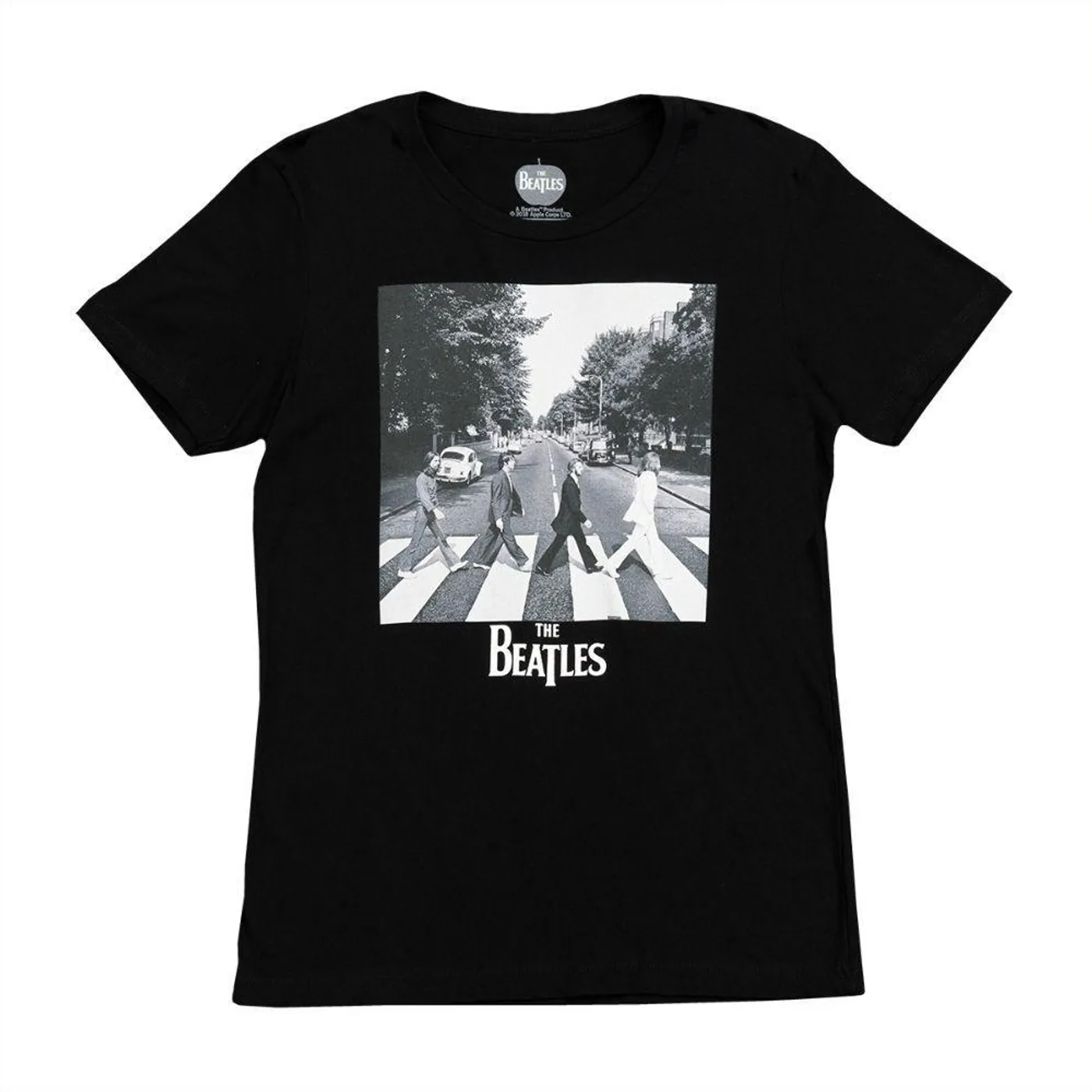 The Beatles Abbey Road Black and White Women's T-Shirt