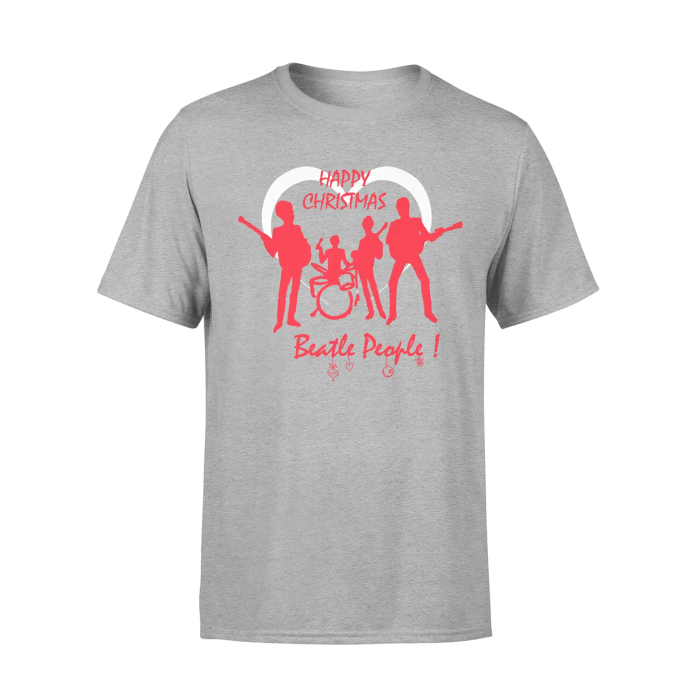 Happy Christmas The BeatlesGrey Kids T-Shirt