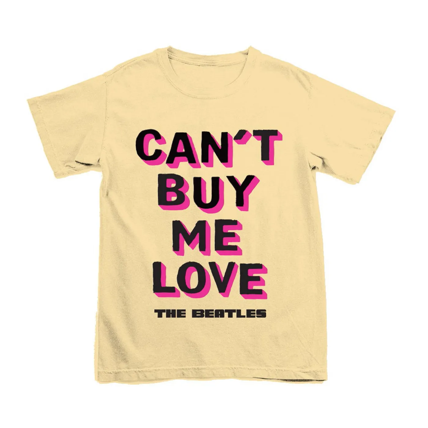The Beatles Can’t Buy Me Love Yellow T-Shirt
