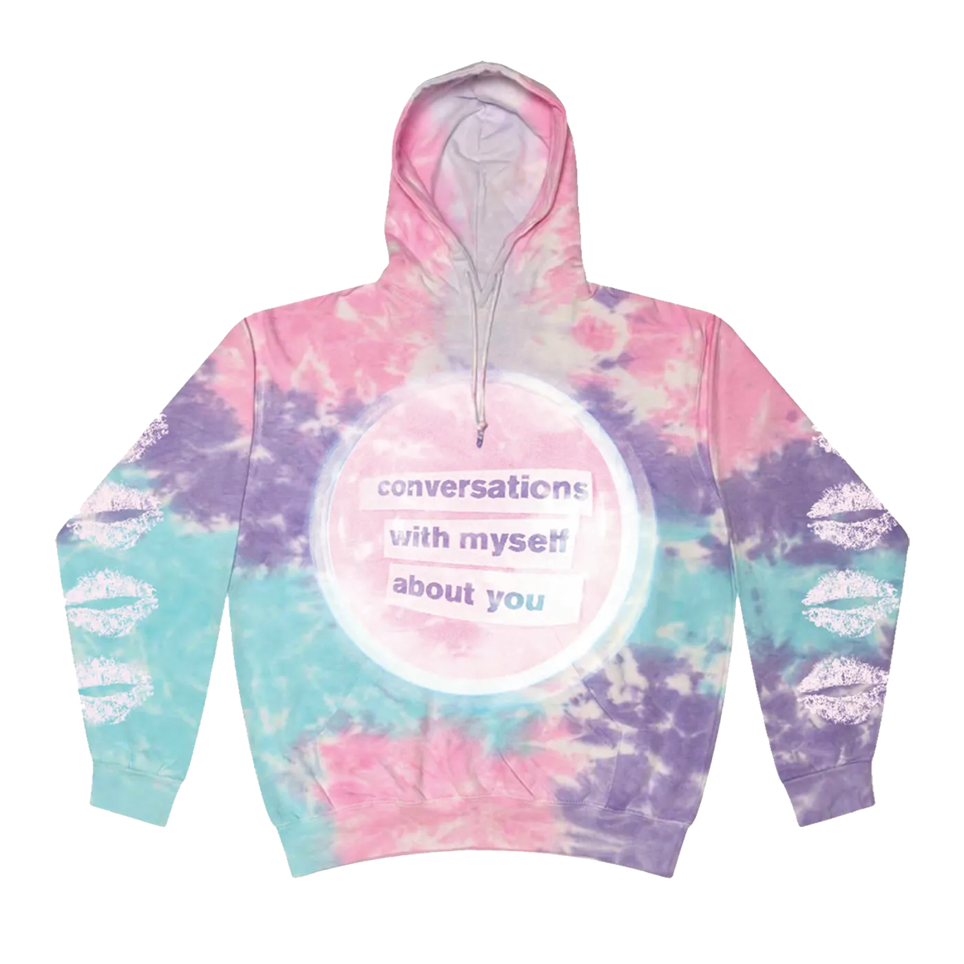lovelytheband conversations with myself about you Tie Dye Hoodie