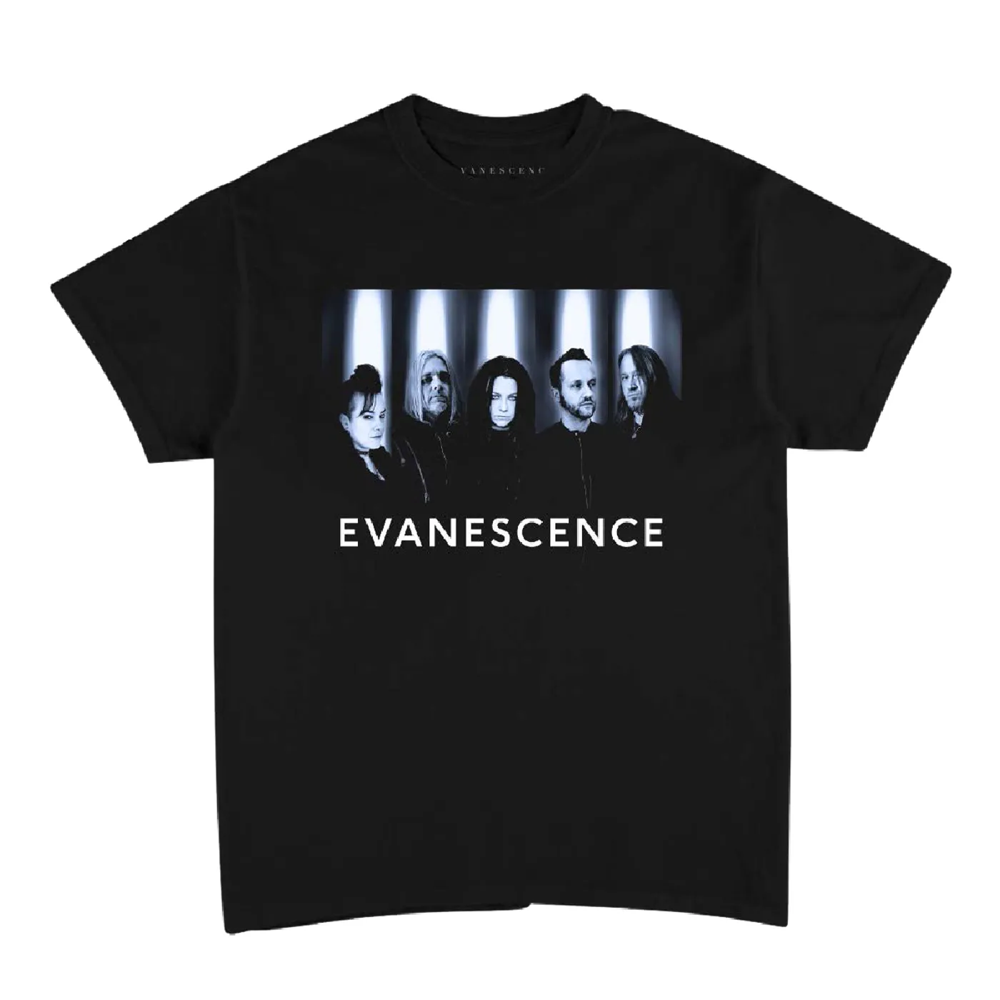 Evanescence Blue Light Band Photo T-Shirt