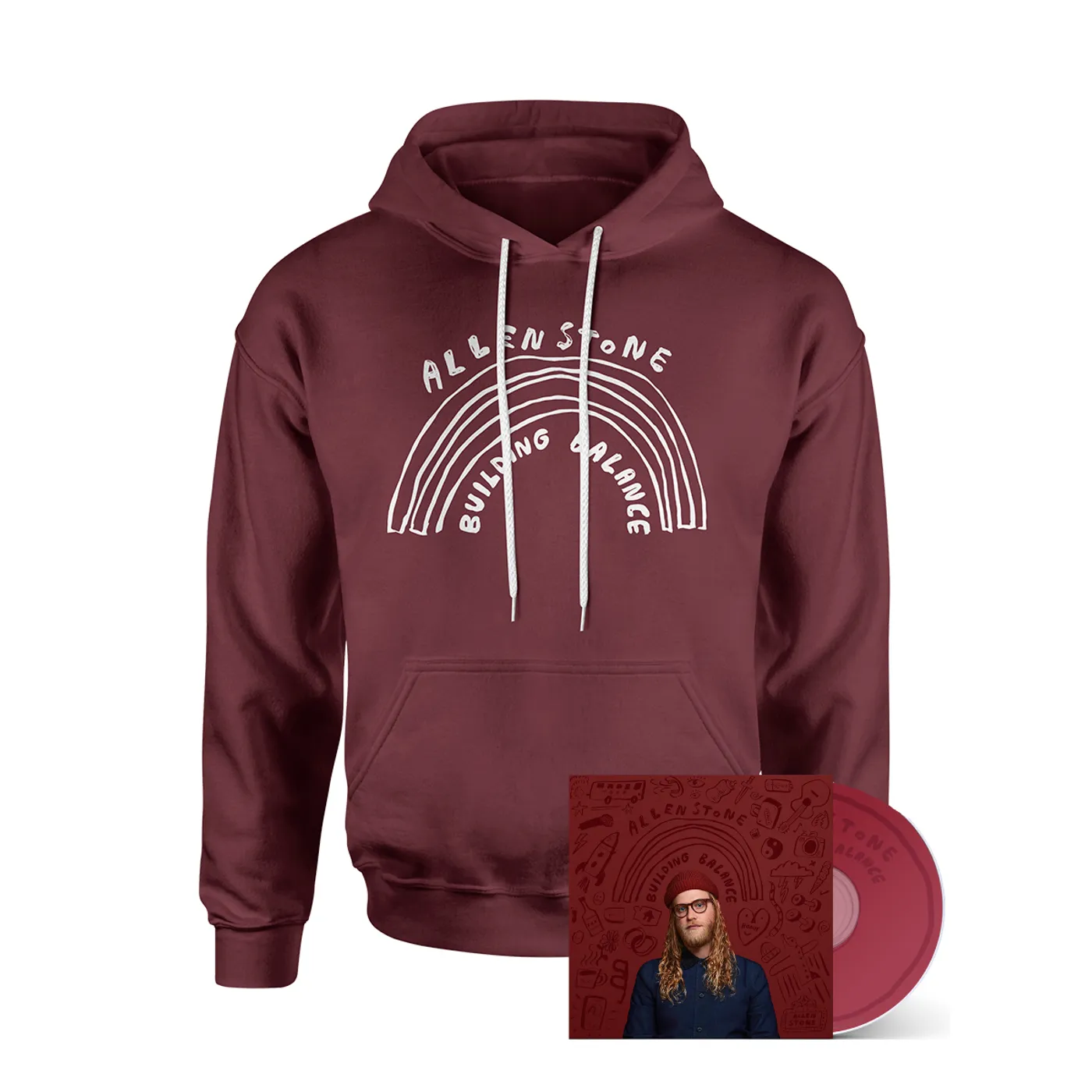 Allen Stone - Building Balance Hoodie Bundle