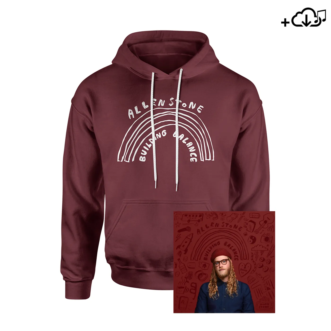 Allen Stone - Building Balance Hoodie Bundle