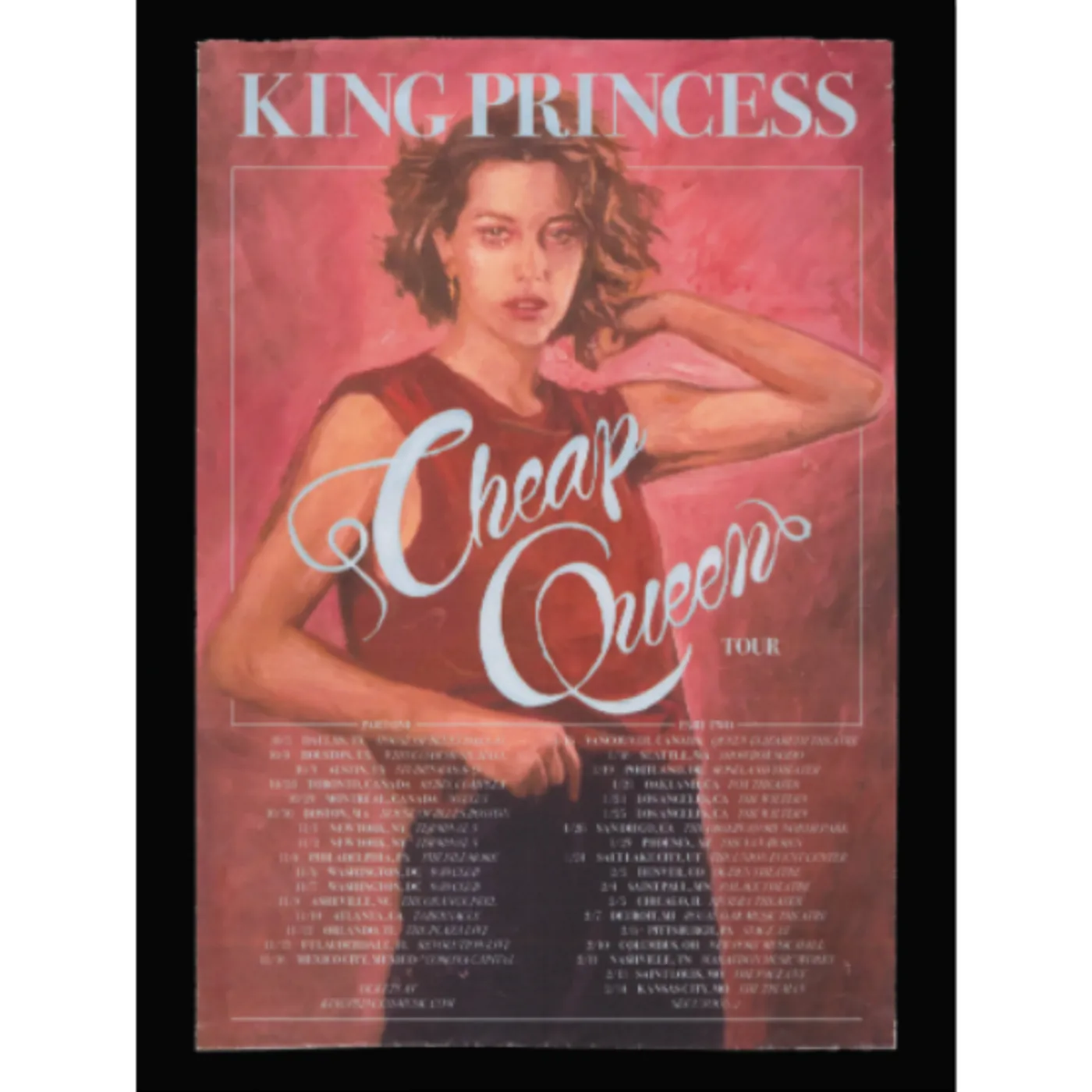 King Princess 2019 Tour Poster