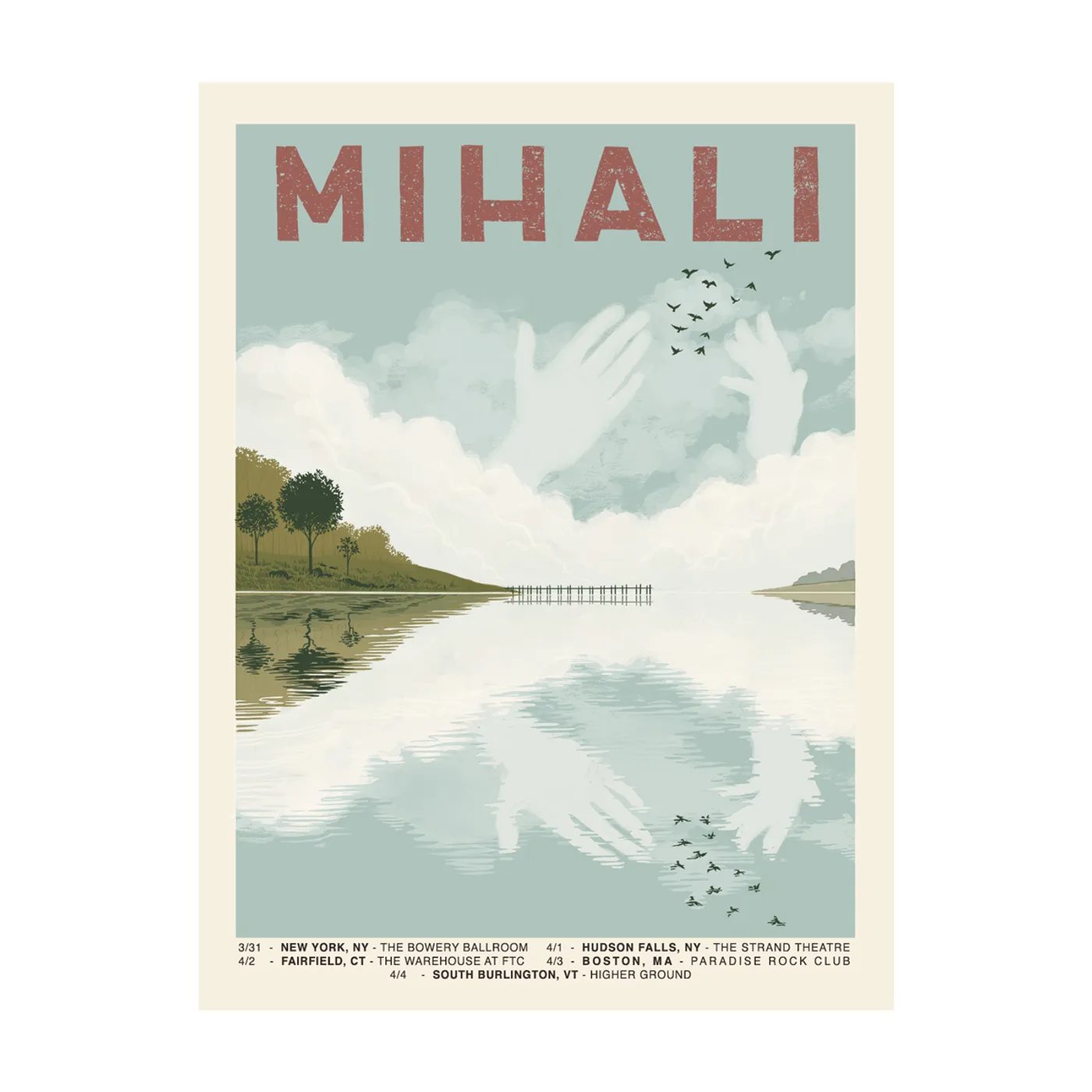 Mihali 2020 Spring Tour Poster