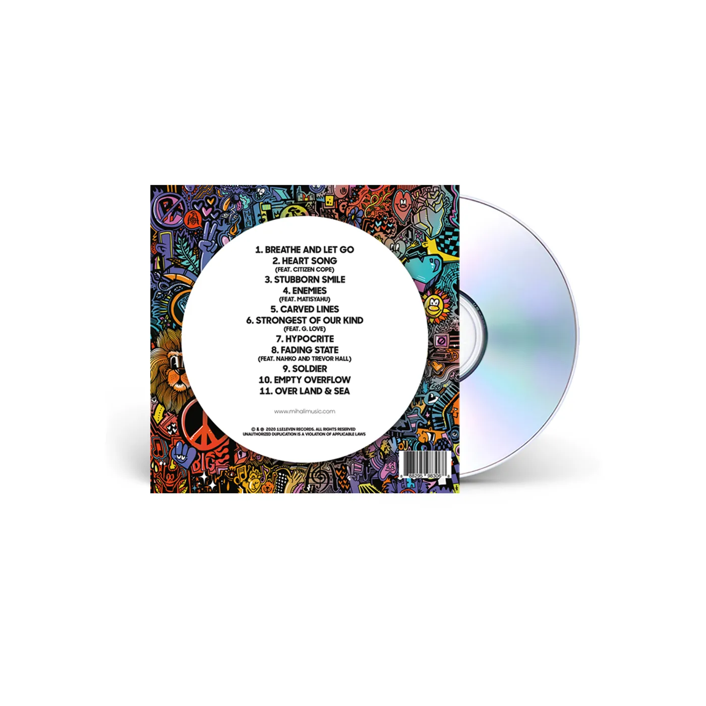 Mihali Breathe and Let Go T-shirt + CD Bundle