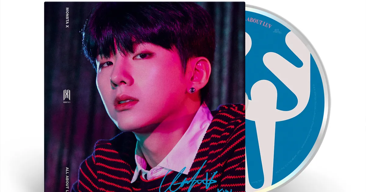 All About Luv キヒョン  MONSTA X All About Luv - Kihyun Album Art | Shop the Monsta X