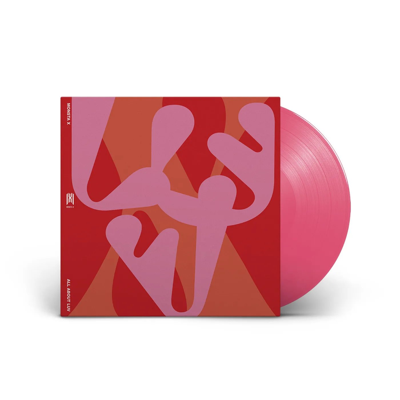 MONSTA X All About Luv Opaque Magenta Vinyl