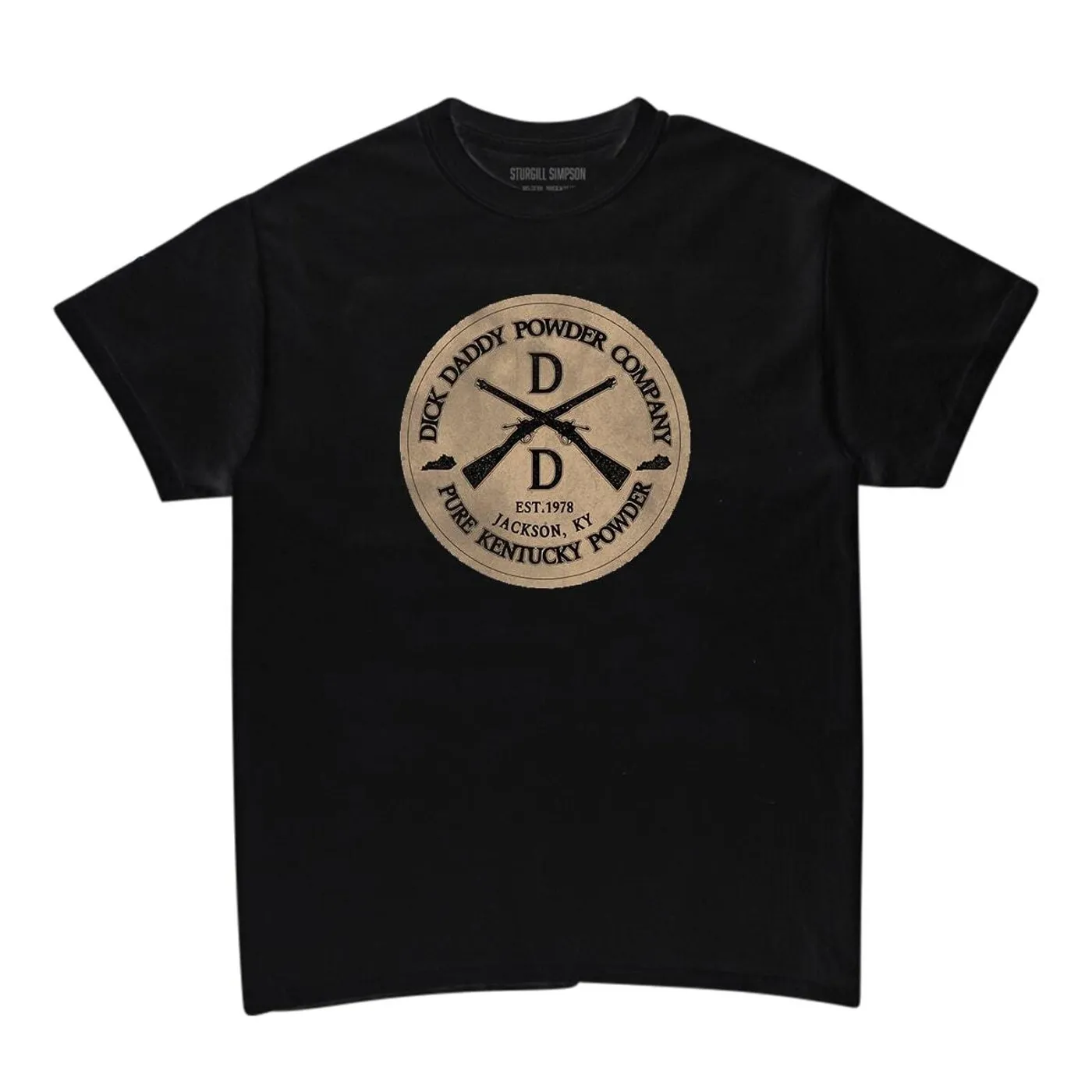 Sturgill Simpson Dick Daddy Powder Company Black T-Shirt