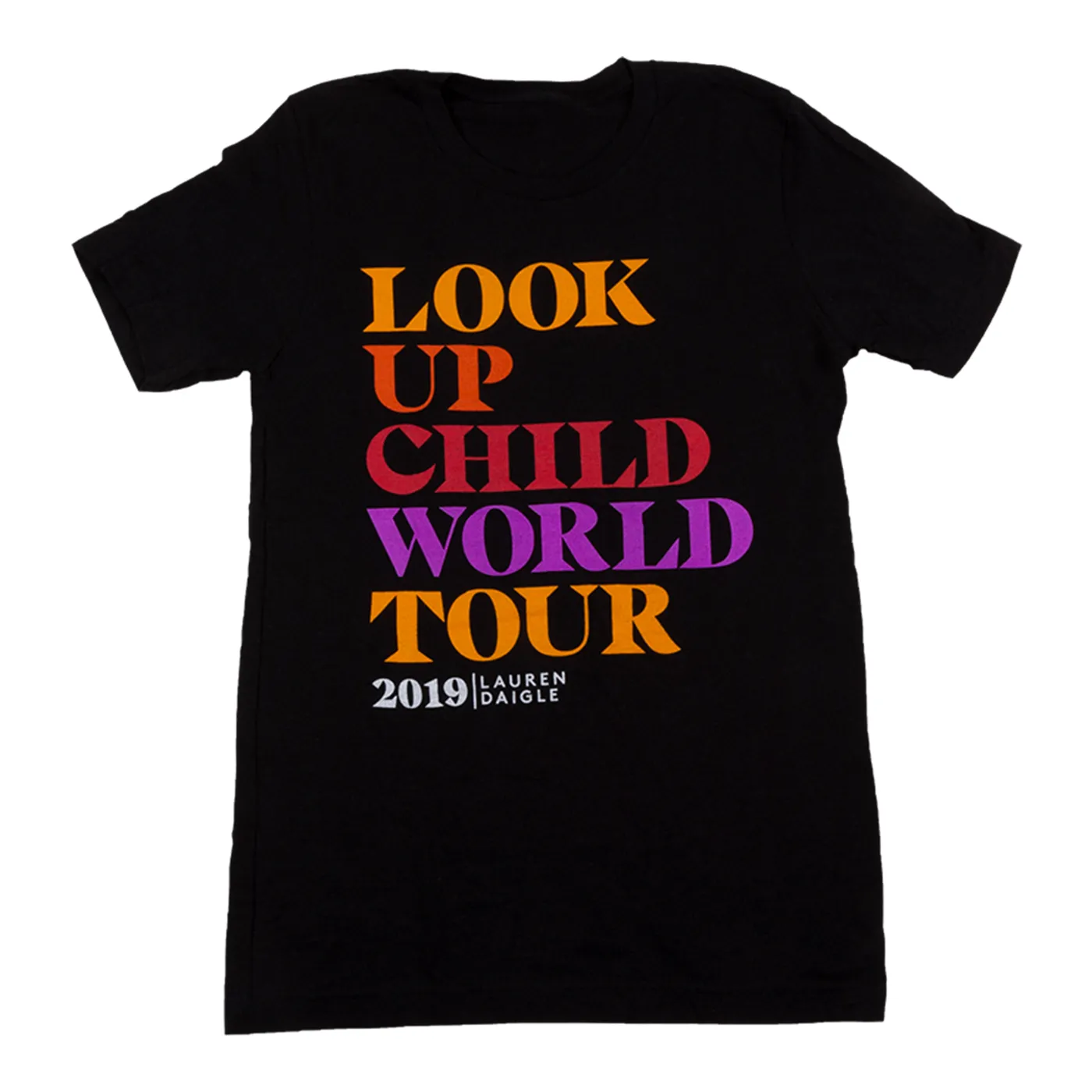 Lauren Daigle Black LUC World Tour T-shirt