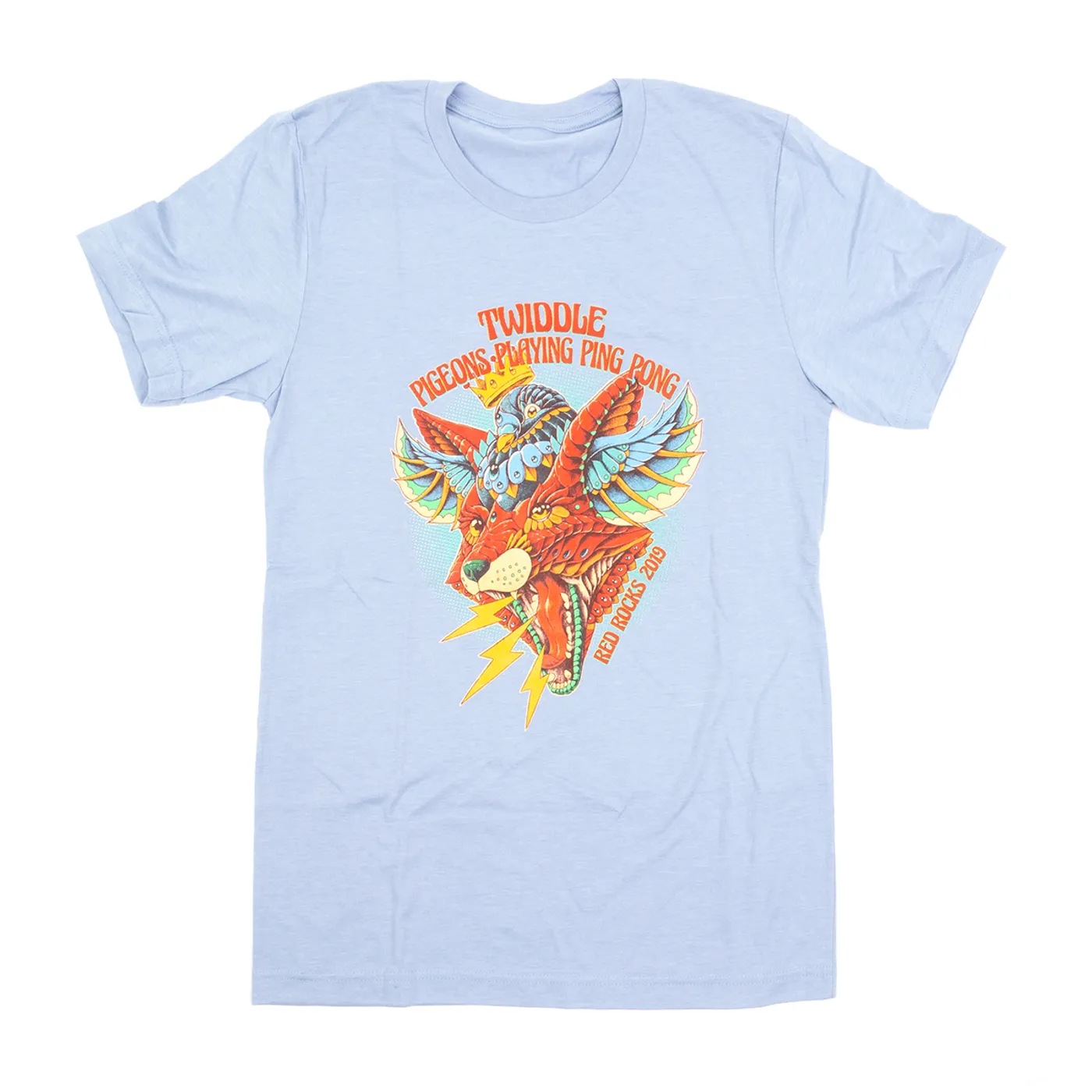 Pigeons Playing Ping Pong Red Rocks Event Shirt