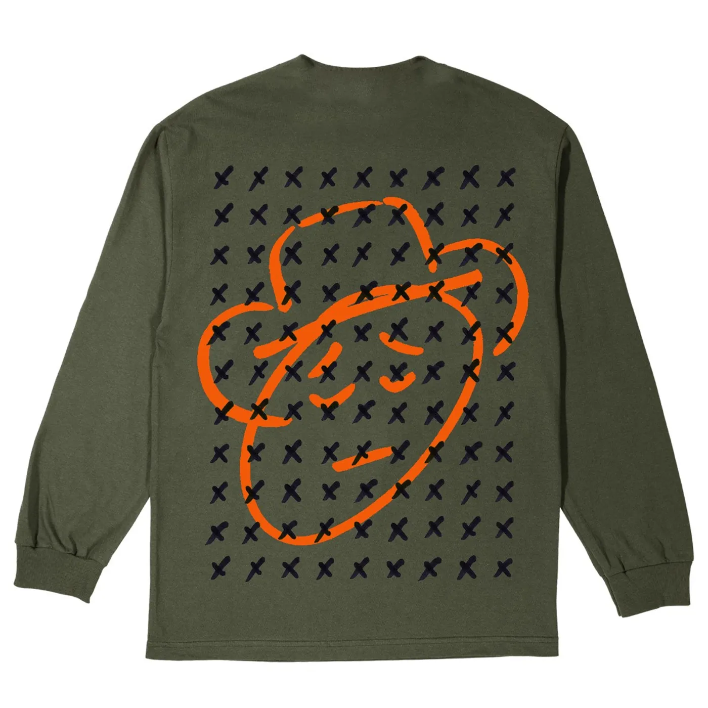 Lil Nas X Sad Cowboy Green Long-Sleeve Tee