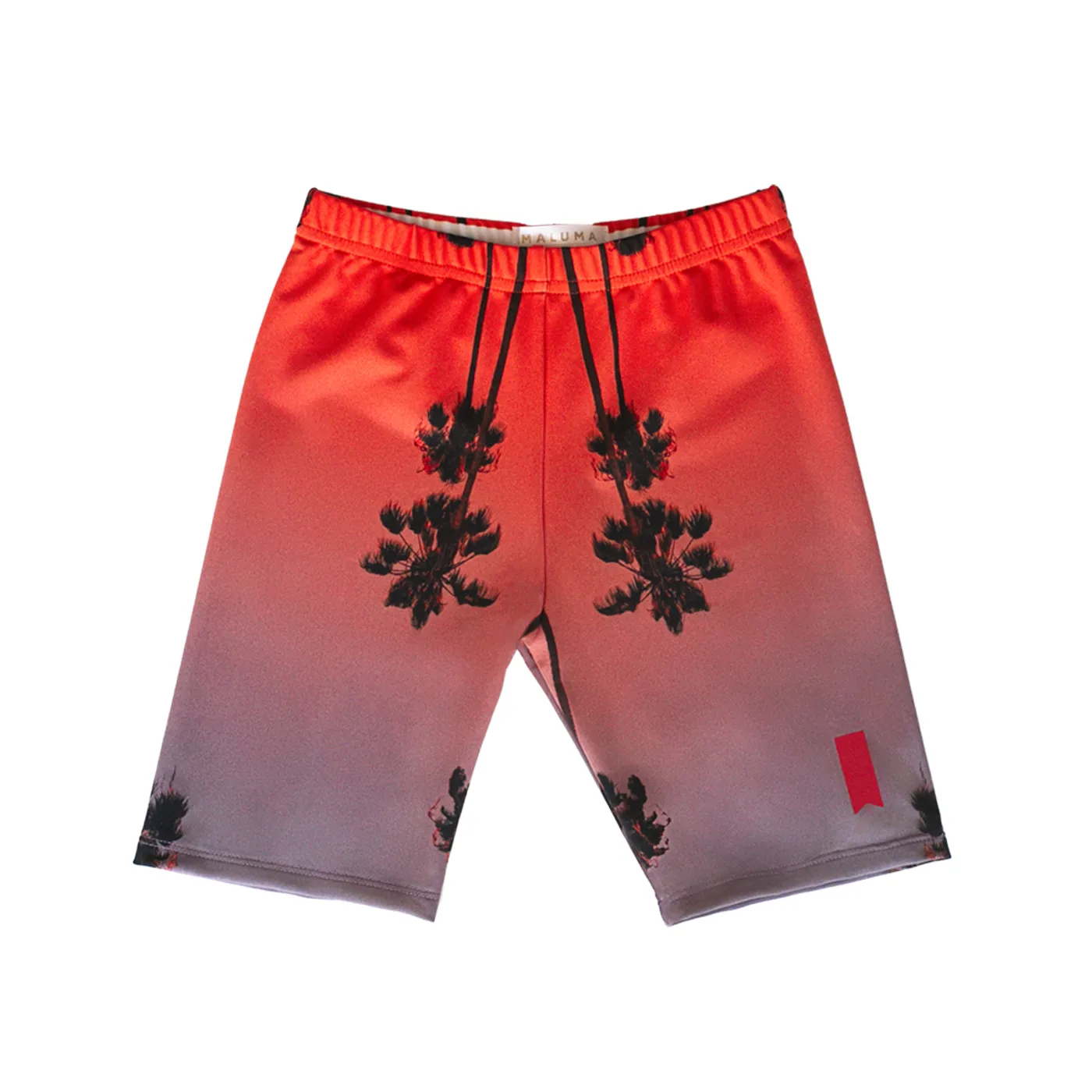 Maluma Palm Pink Premium Biker Shorts