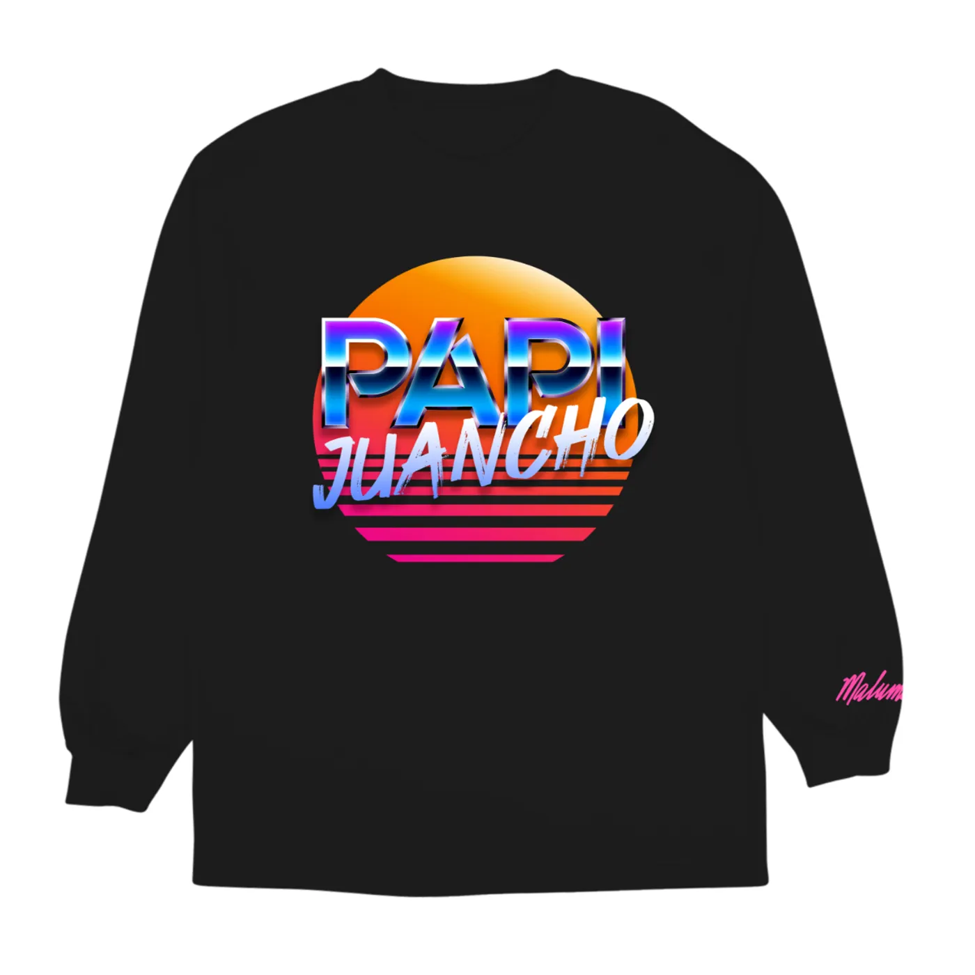 Maluma Papi Juancho Black L/S Tee