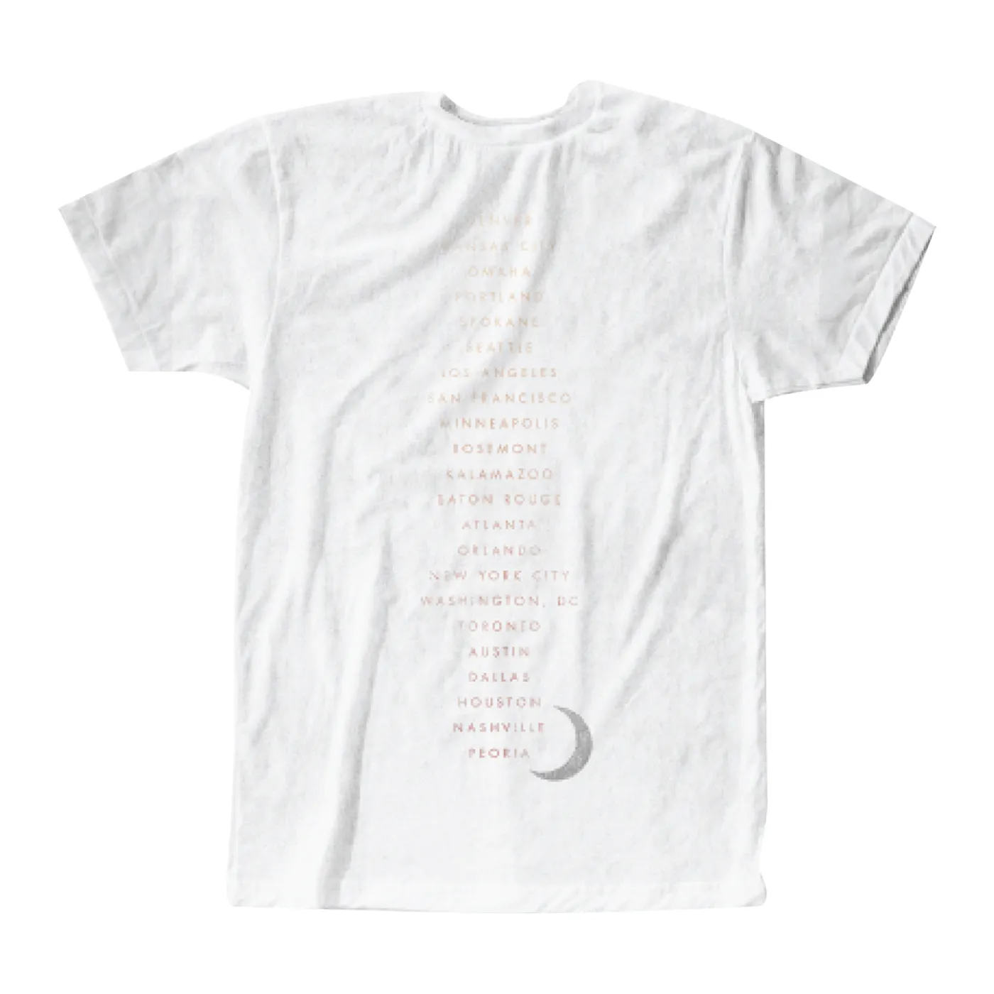The Sisterhood Band The Sisterhood Distressed White Tour T-shirt