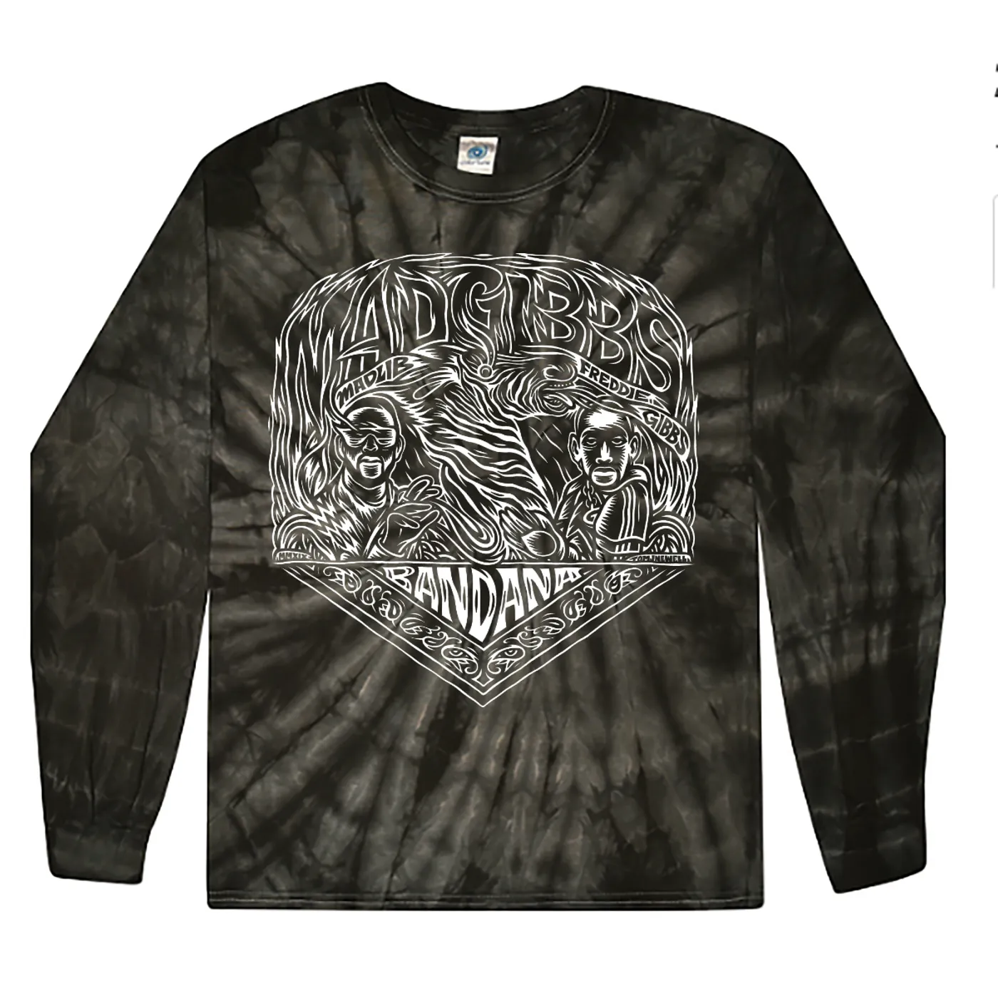 Freddie Gibbs Tom J Newell Bandana TieDye LS Tee