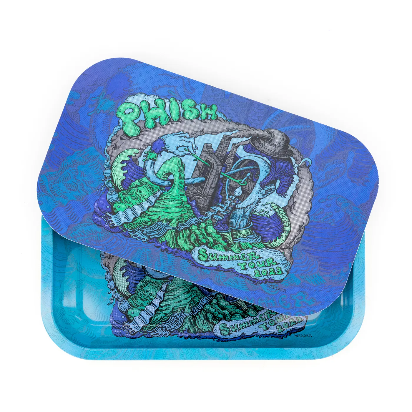 Phish Welker Free Motion Metal Tray with Magnetic Lid