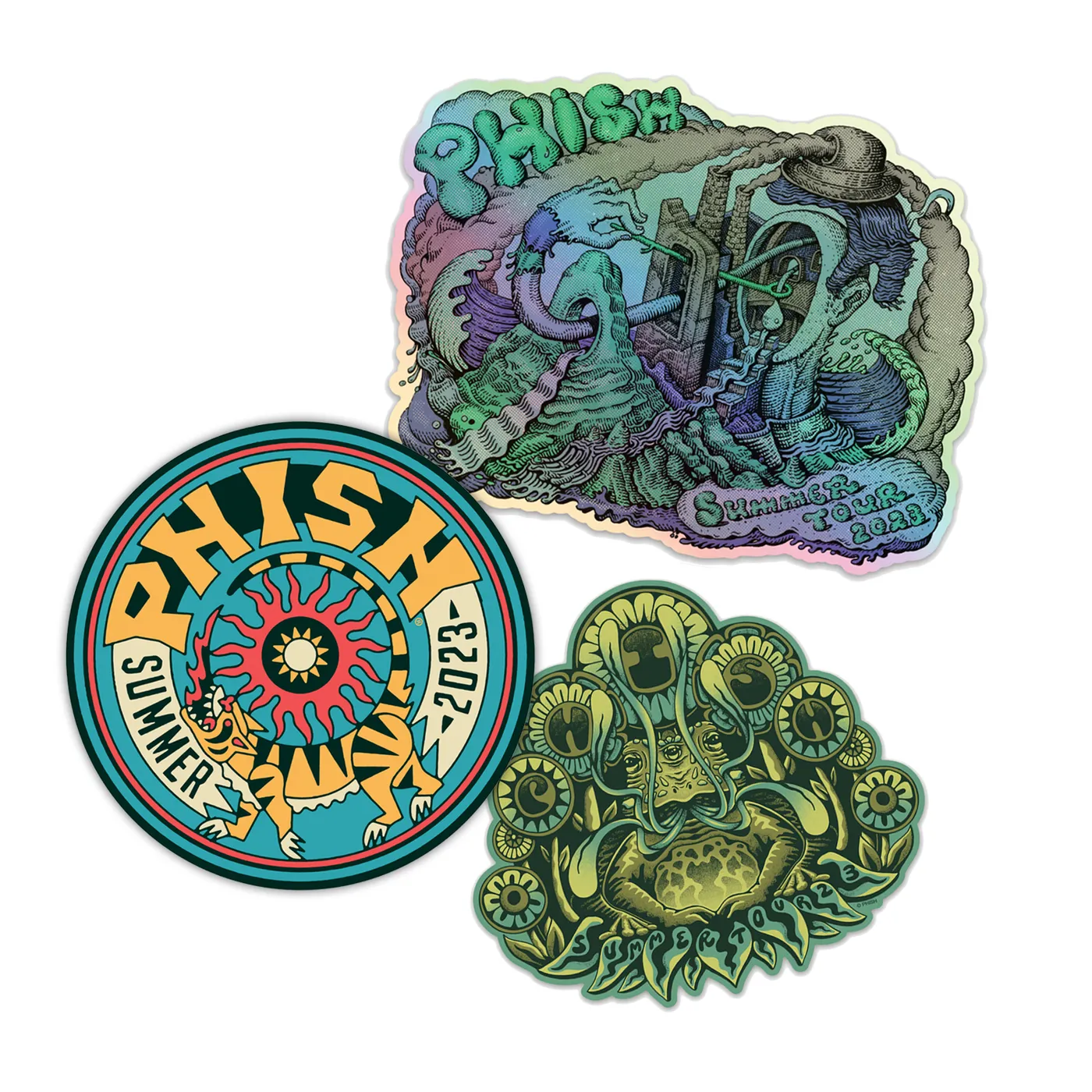 Phish Summer Tour 2023 Sticker Pack