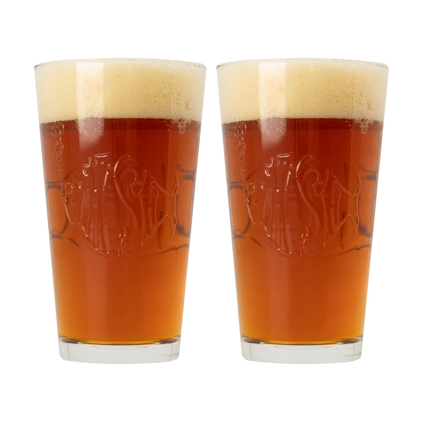 Phish Classic Logo Embossed 16oz Pint Glass