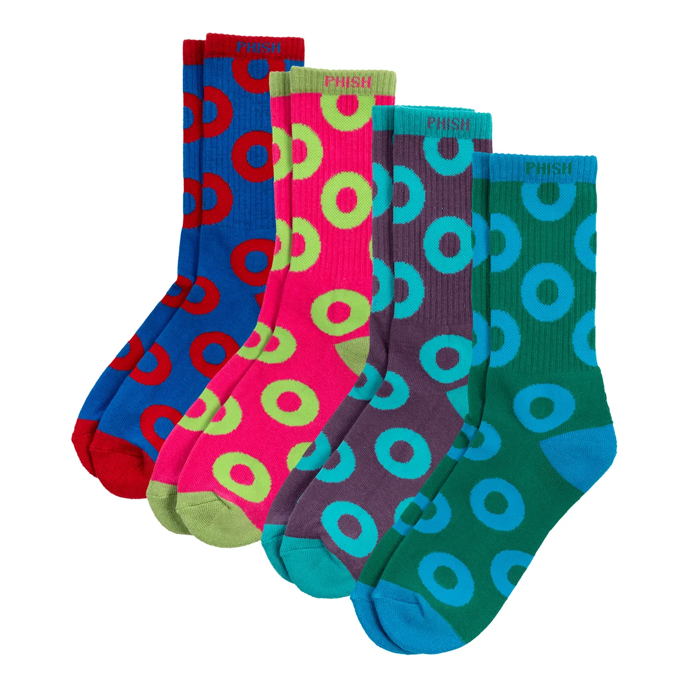 Phish Fishman Donut Athletic Socks